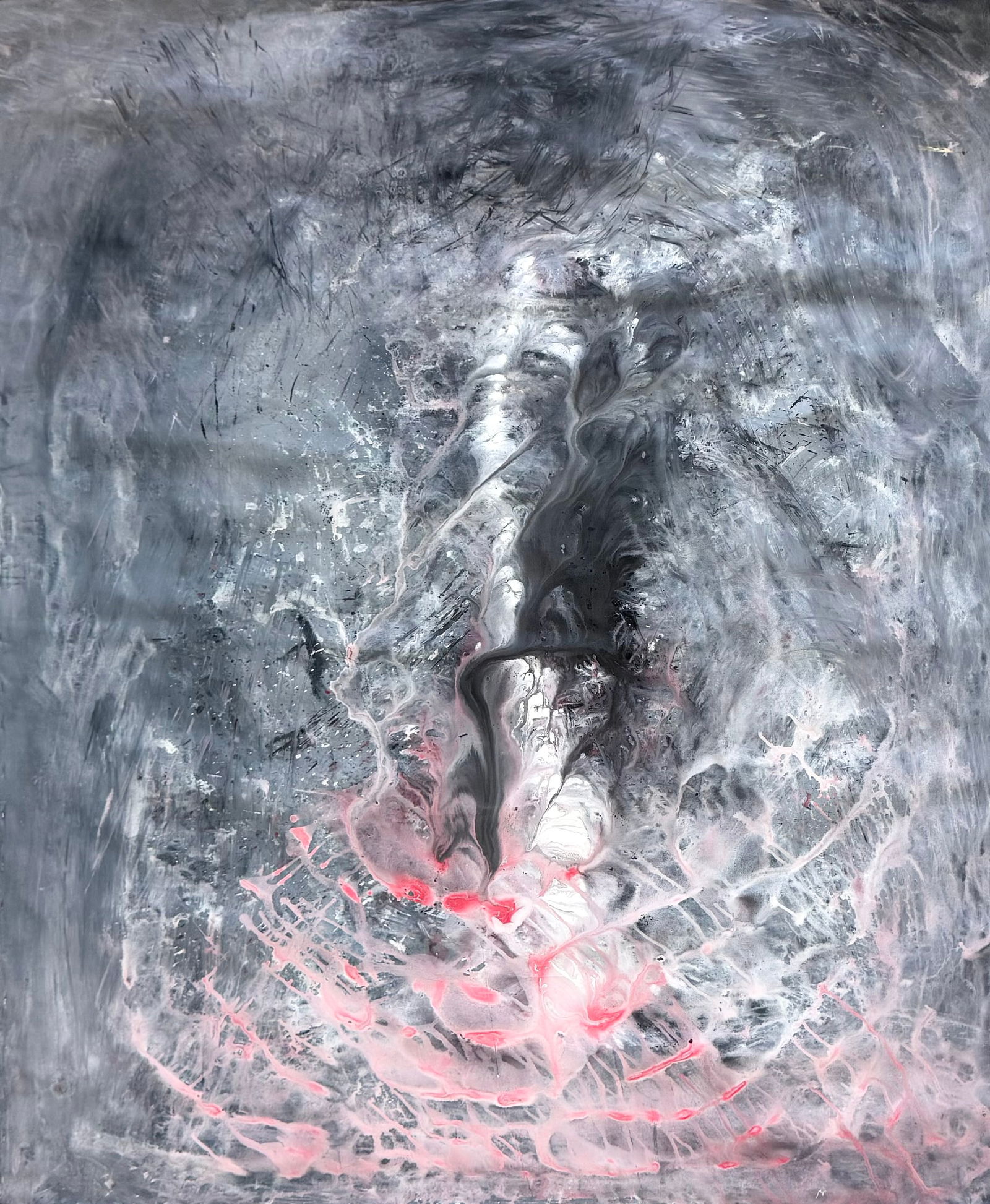 JUAN LUIS ILISASIGUI (b. 1964 Cuba) Monumental Abstract 78" (1 of 1)