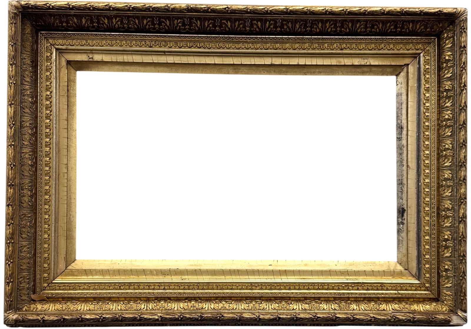 19th Century American Hudson River School Frame 26 x 15", 35 1/4 x 25": Size 26 x 15 in, 35 1/4 x 25 in (outer). Domestic Flat Shipping Price: $80