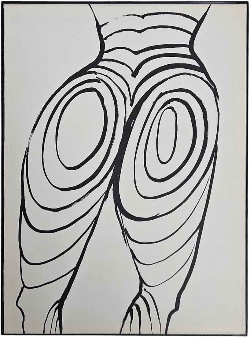 ALEXANDER CALDER, Derriere Le Miiror Lithograph: 15 x 11 in. Domestic Flat Shipping Price: $55