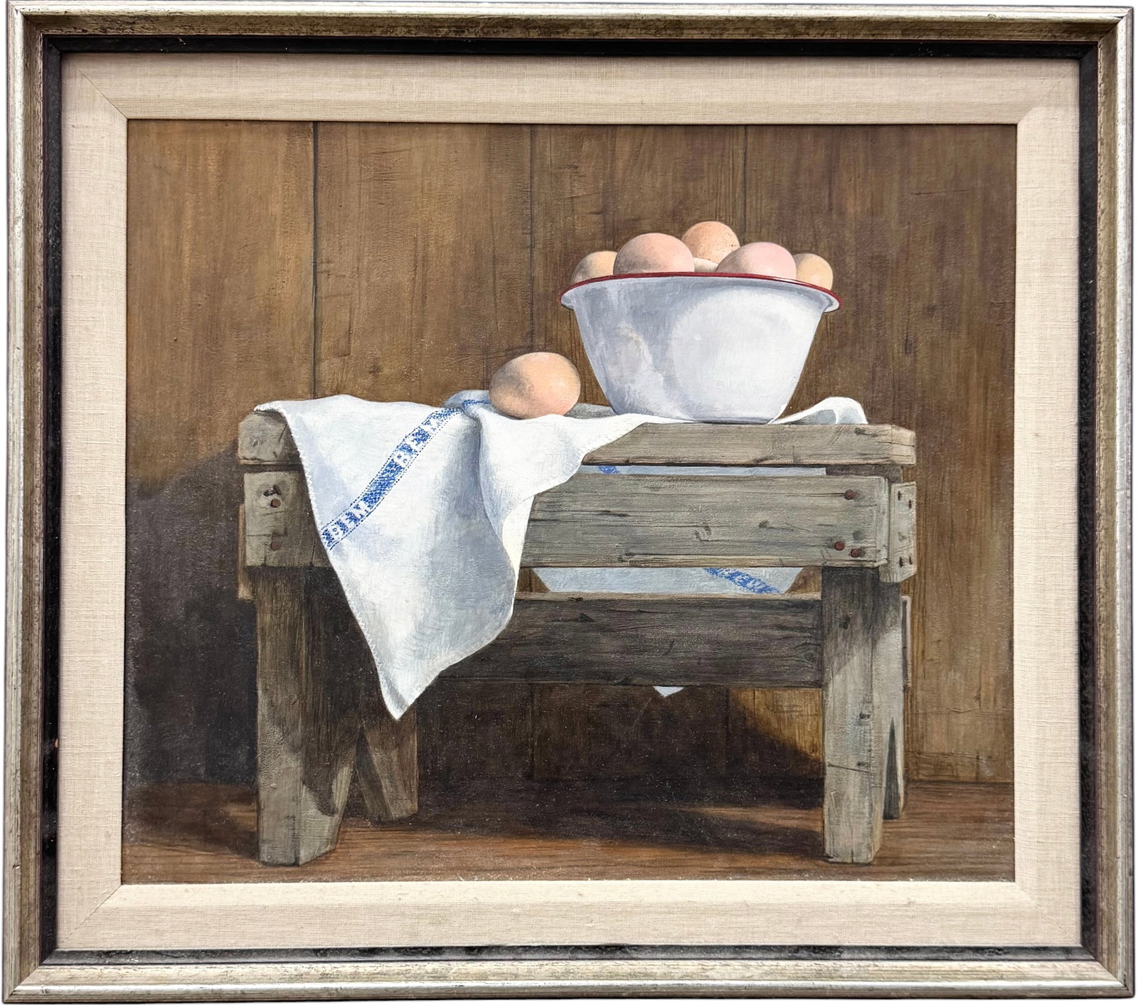 20th Century American School, Still Life Of Eggs (1 of 4)