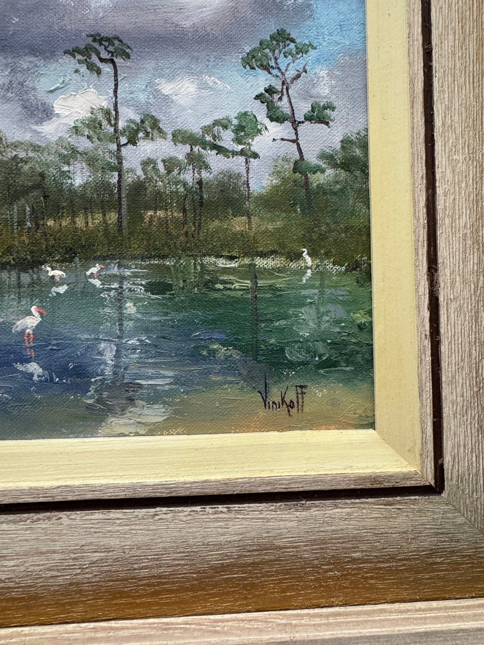 SAM VINIKOFF (1919-2010, Florida) Along The Turner River, Big Cypress - 3