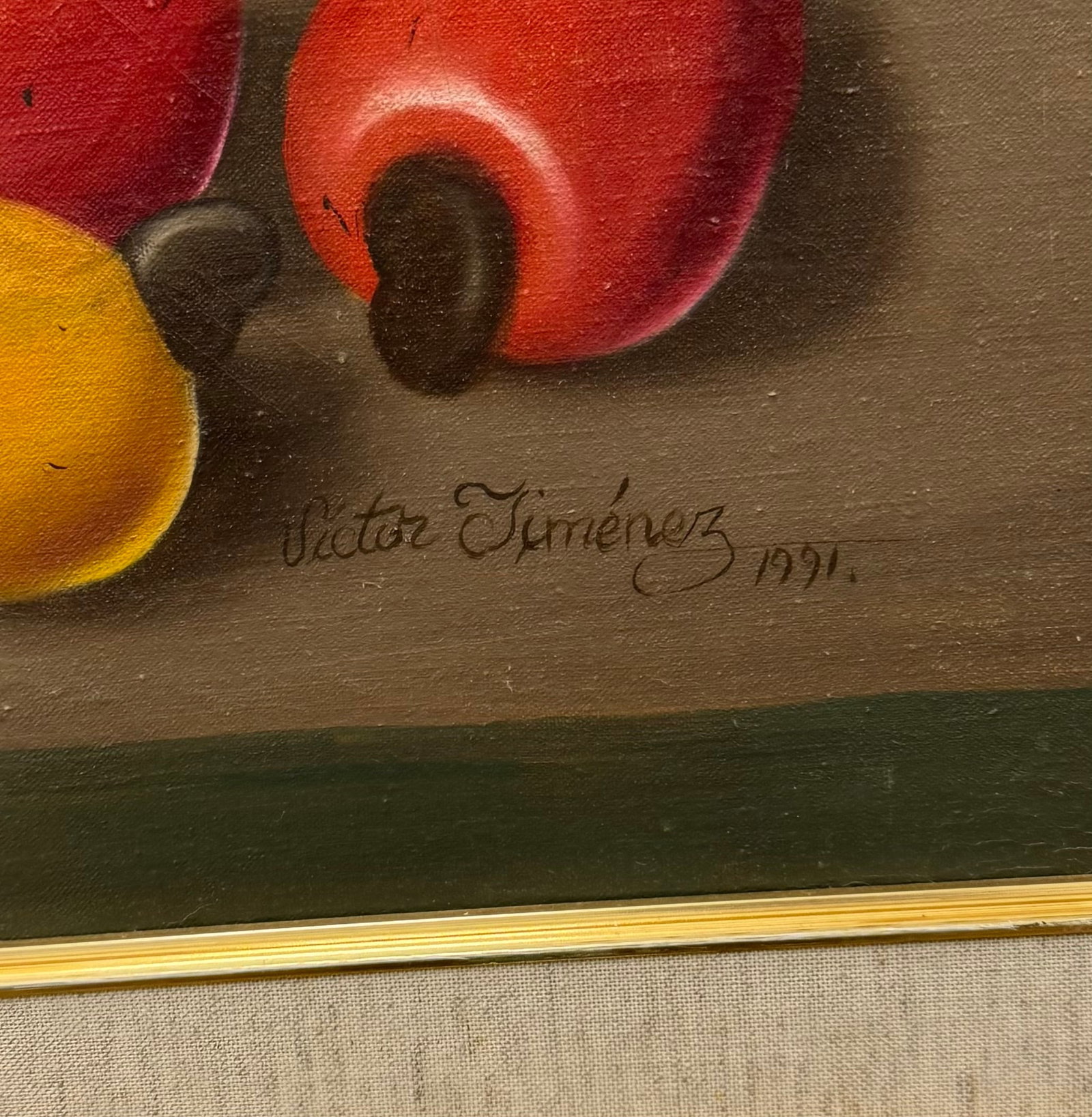 VICTOR JIMENEZ (20th c, Latin American) Large Still LIfe - 2