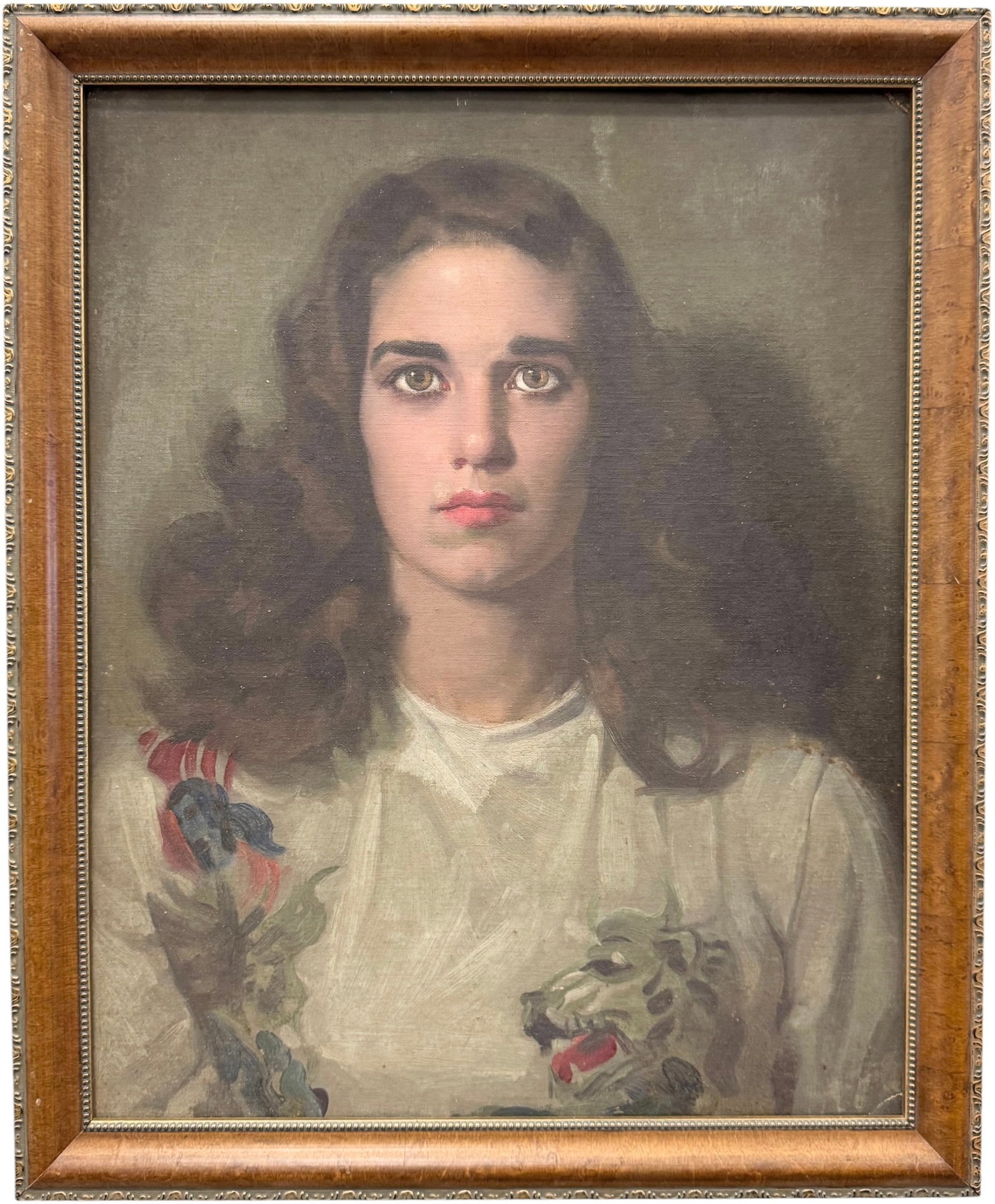 Circa 1930's American School Portrait Of A Young Girl (1 of 3)