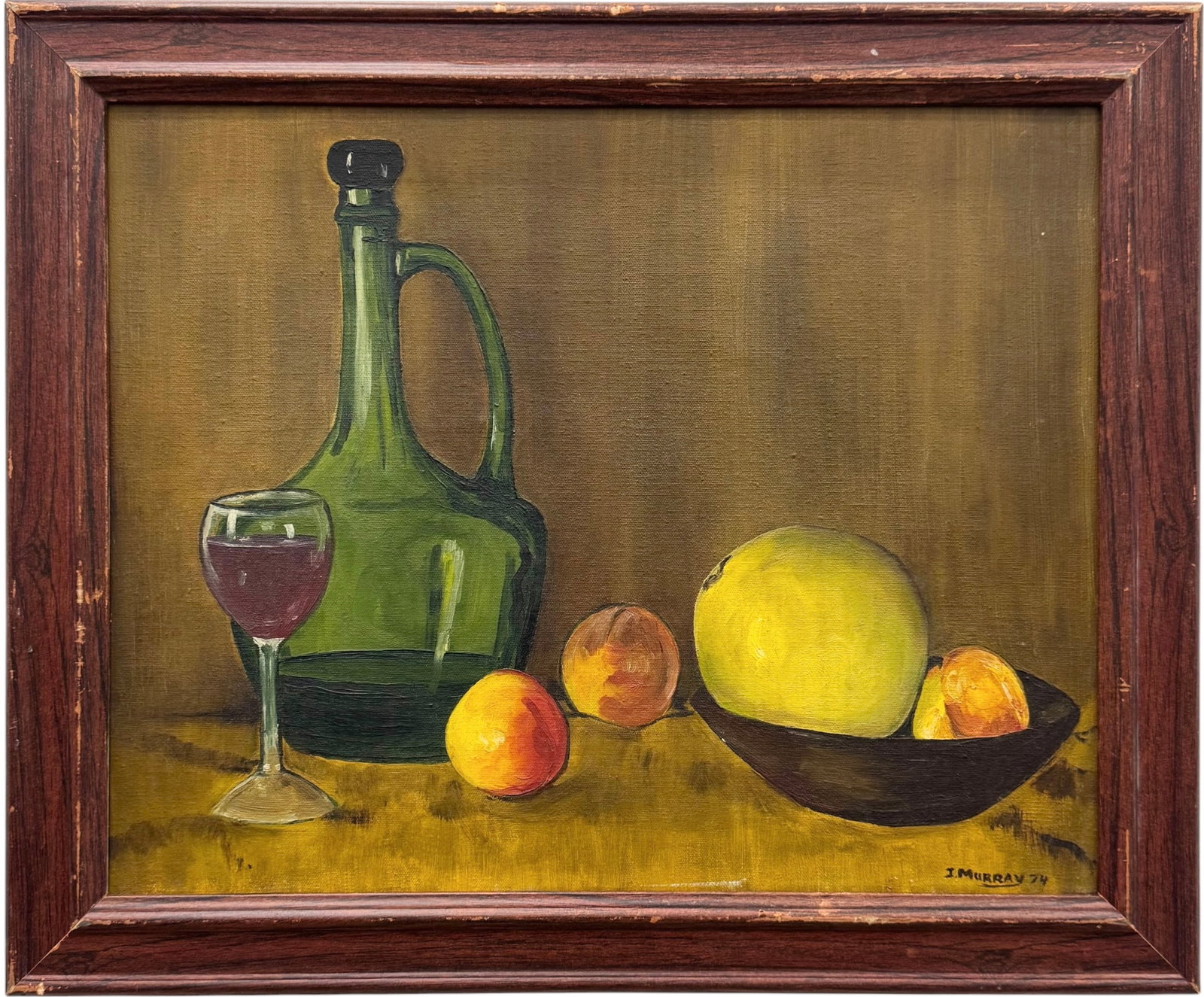 Mid-20th Century American Still Life Signed Oil On Canvas (1 of 3)