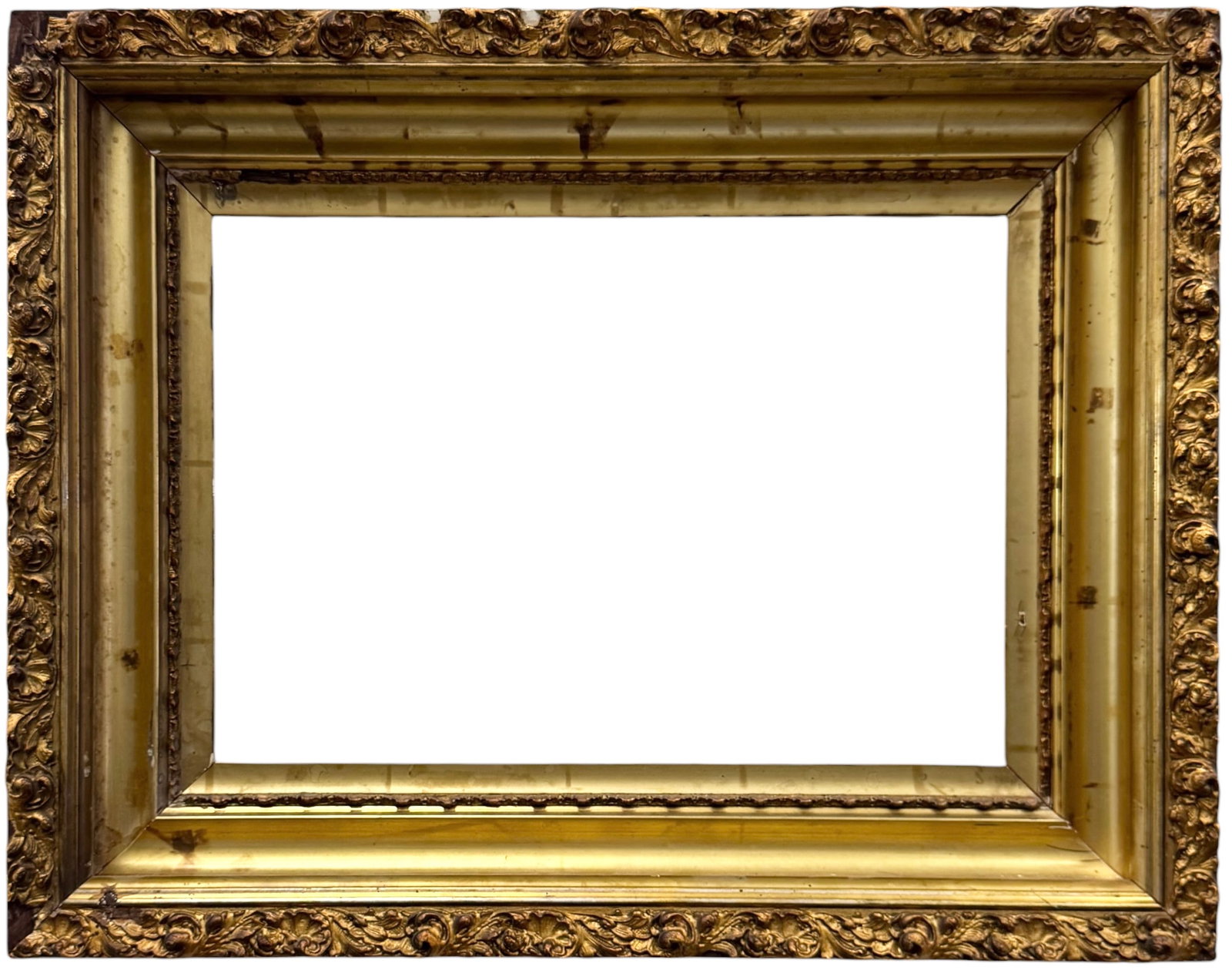 Antique European Ornate Giltwood Picture Frame, 19th Century (1 of 3)