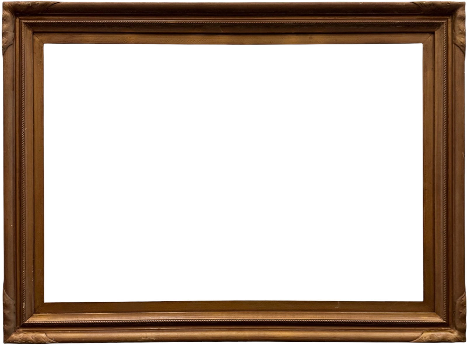 Early 20th Century Painted Gold Wooded Picture Frame (1 of 3)