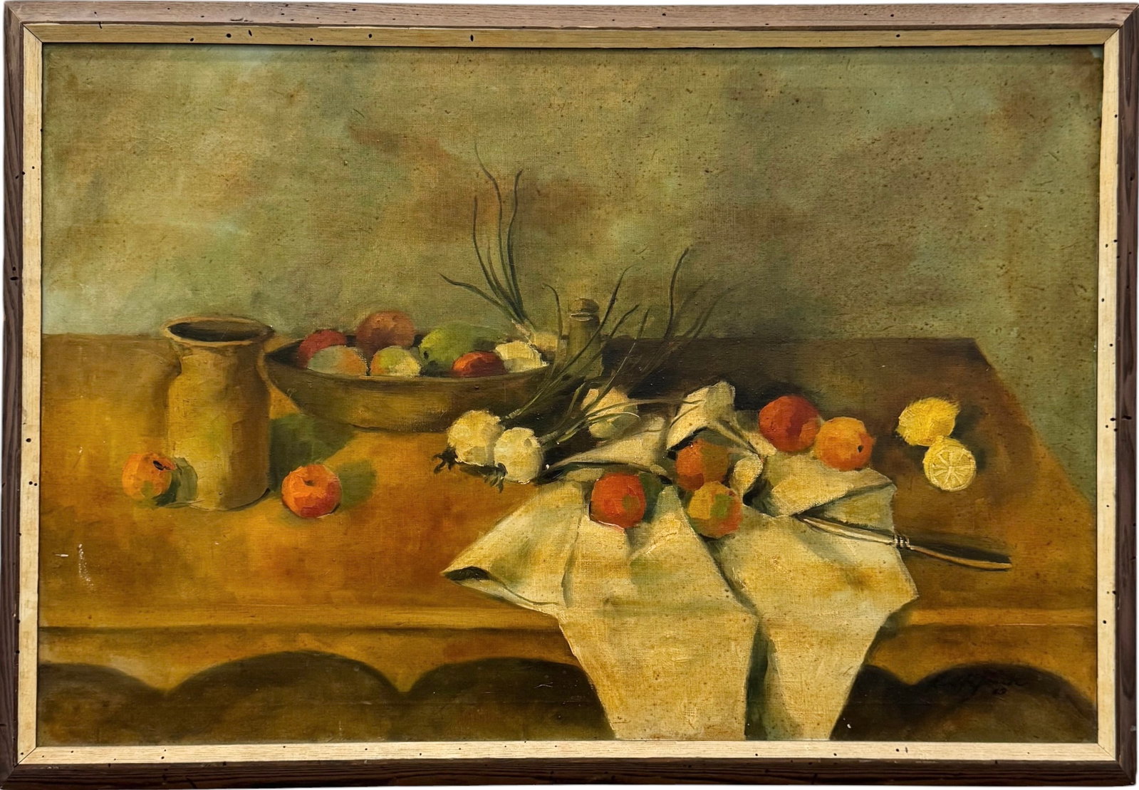 RANDOLPH JOHNSON (Mid-20th c, American) Post-Impressionistic Still Life (1 of 3)