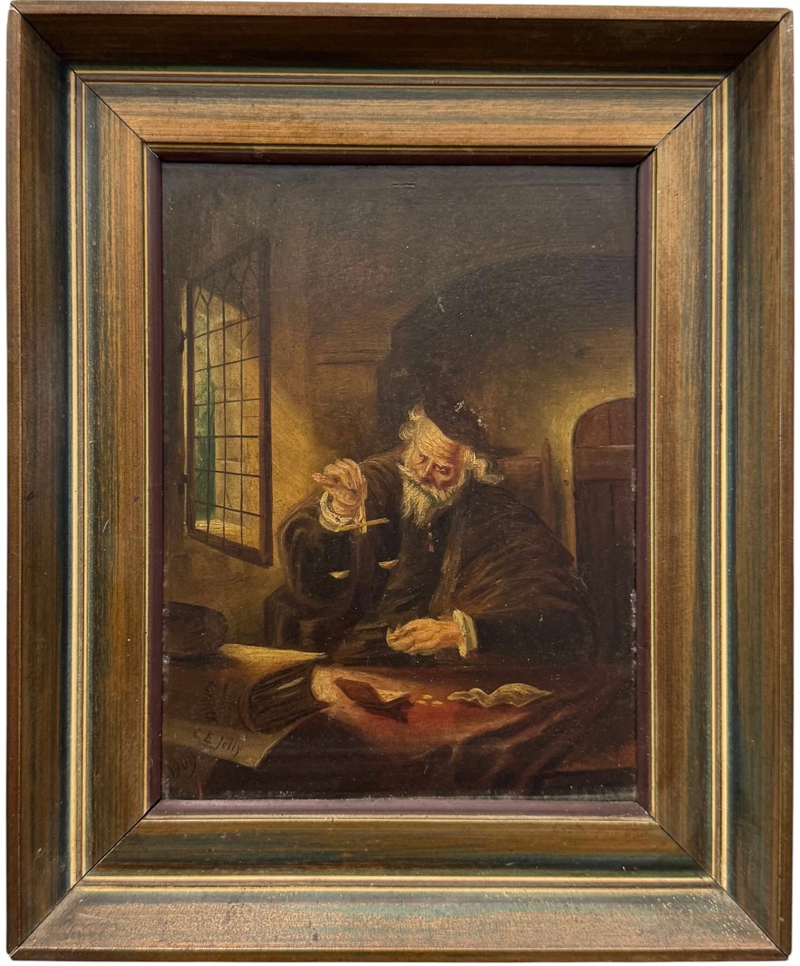 CHARLES EDOUARD JOLLY (1891-1950, French) After Salomon Koninck (1 of 3)