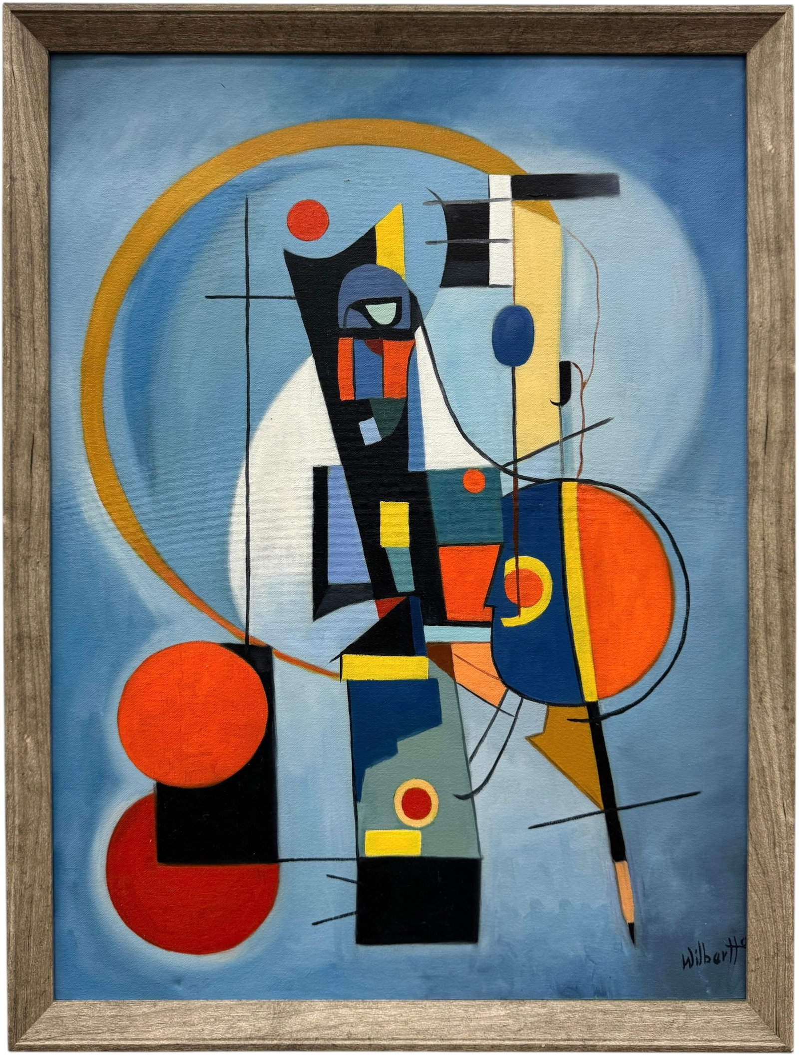 WILBER HERERRA ORTIZ (20th c, Mexico) Abstract (1 of 3)