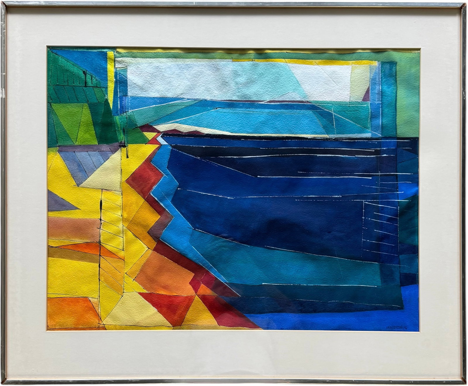 KARIN LINDH BODYCOMBE (Mid-20th c, Michigan) Abstract (1 of 3)
