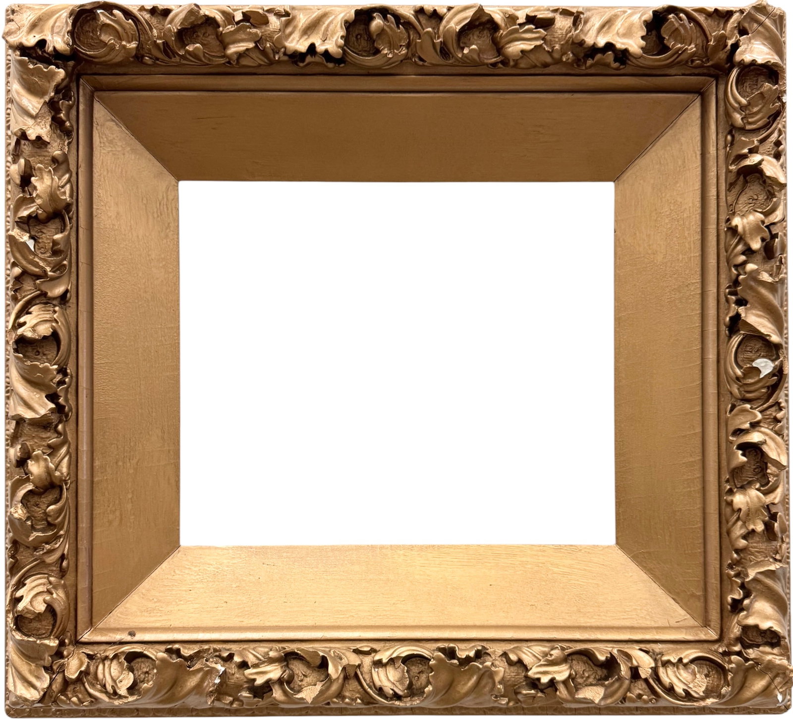 19th-Century American Barbizon-Style Carved Giltwood Picture Frame (1 of 3)