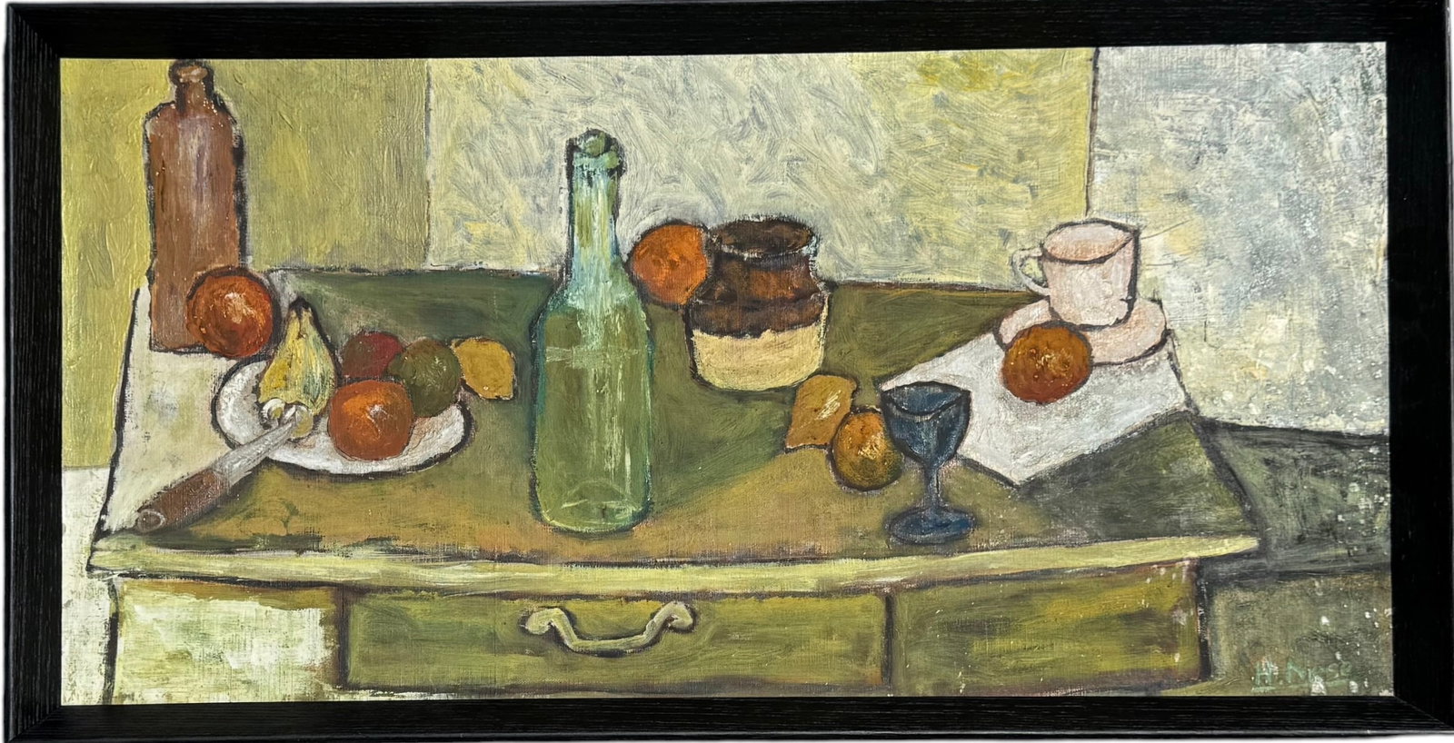 HENRY NIESE (1924-2016, American) Still Life With Blue Goblet (1 of 5)