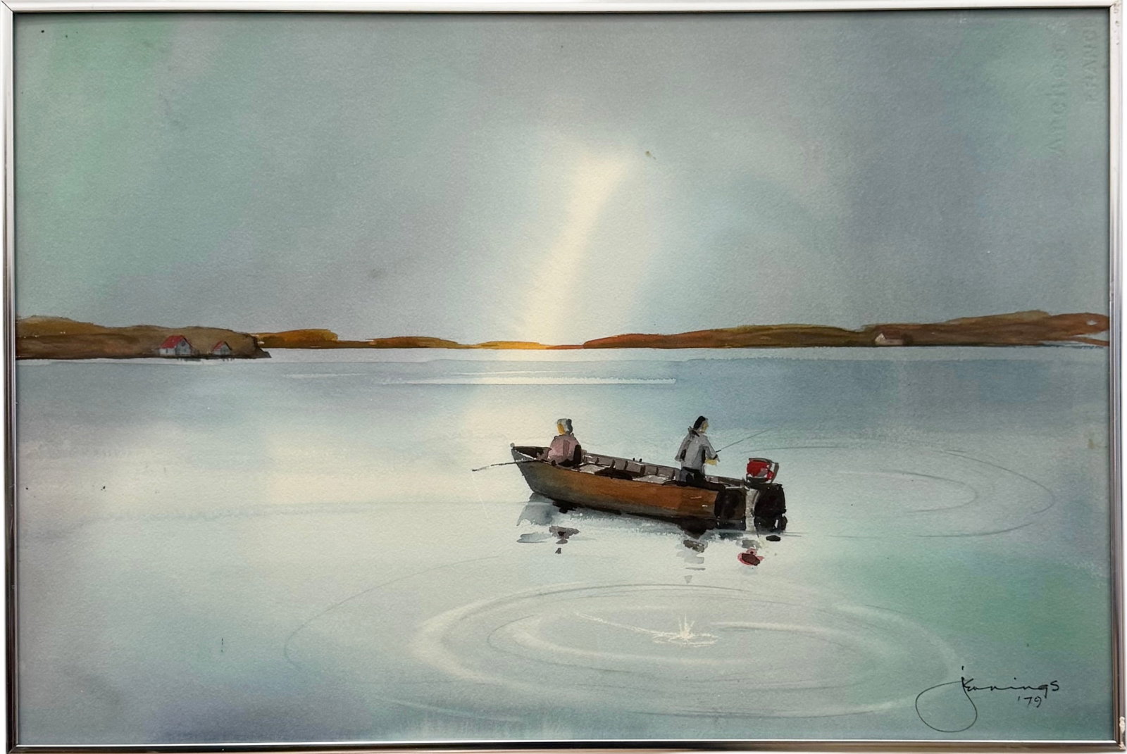 Janet Jennings (American, b. 1953), Fishermen at Twilight, 1979 (1 of 3)