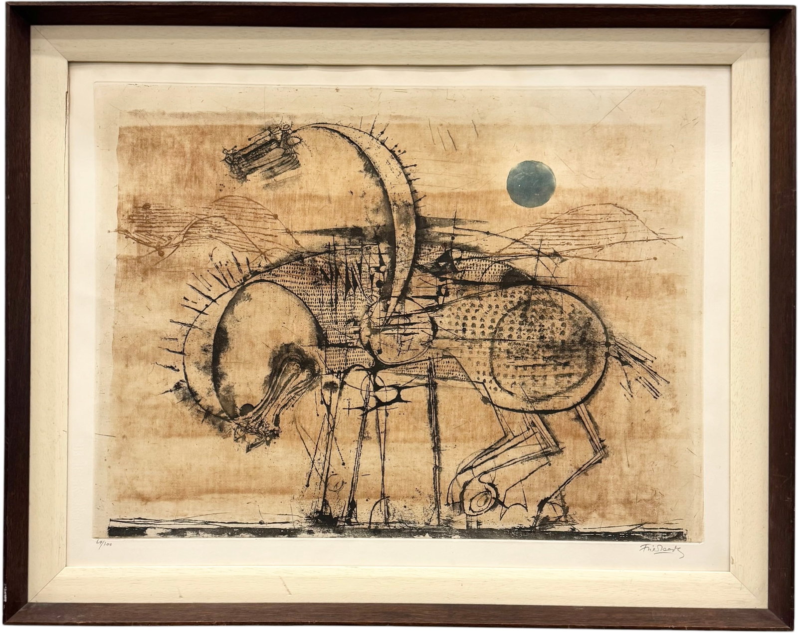Johnny Friedlaender (1912–1992, German) Le Cheval de Troie (The Trojan Horse) (1 of 4)