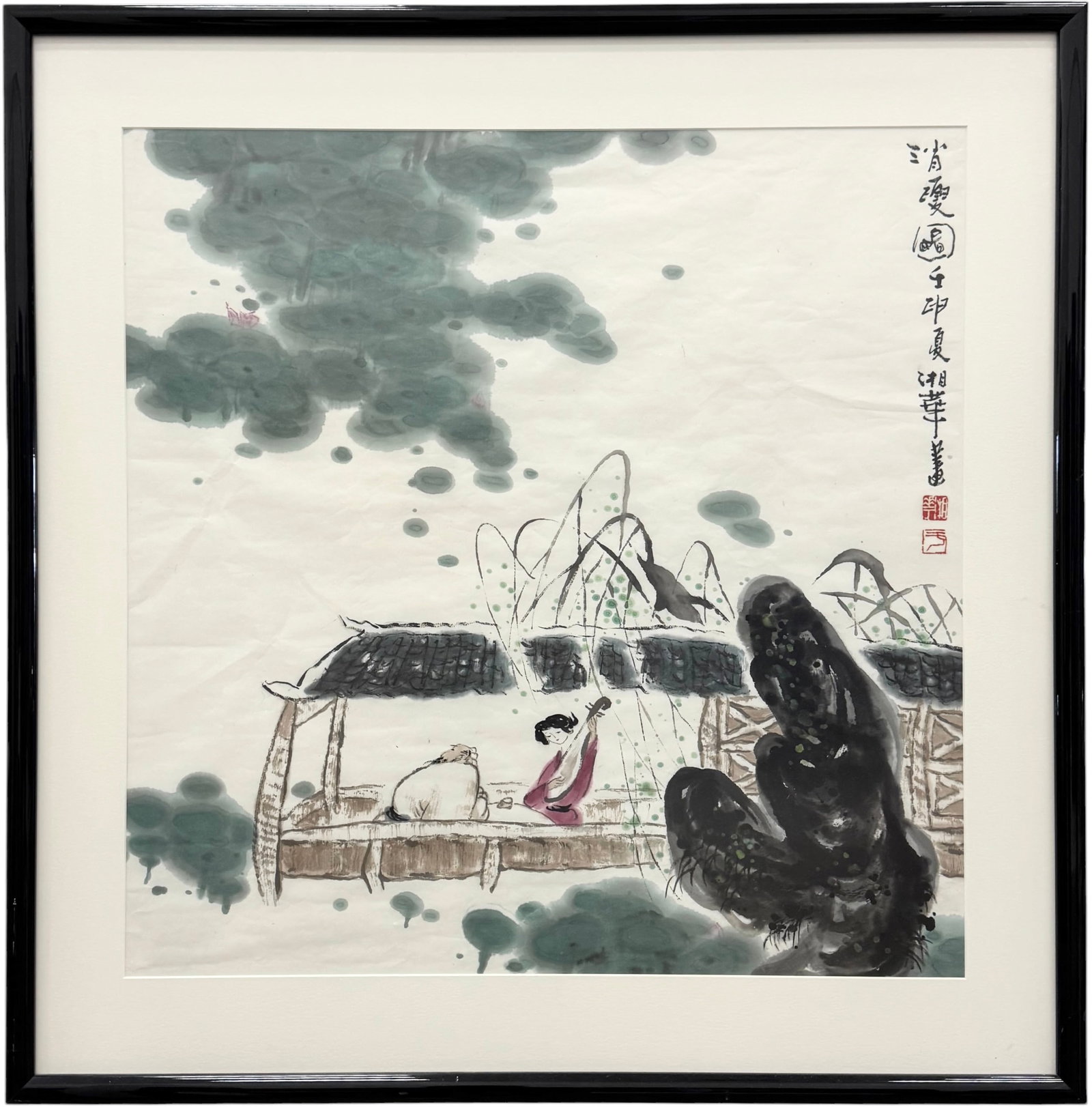 XIANG HUA (20th Century, Chinese), Passing the Summer (1 of 3)