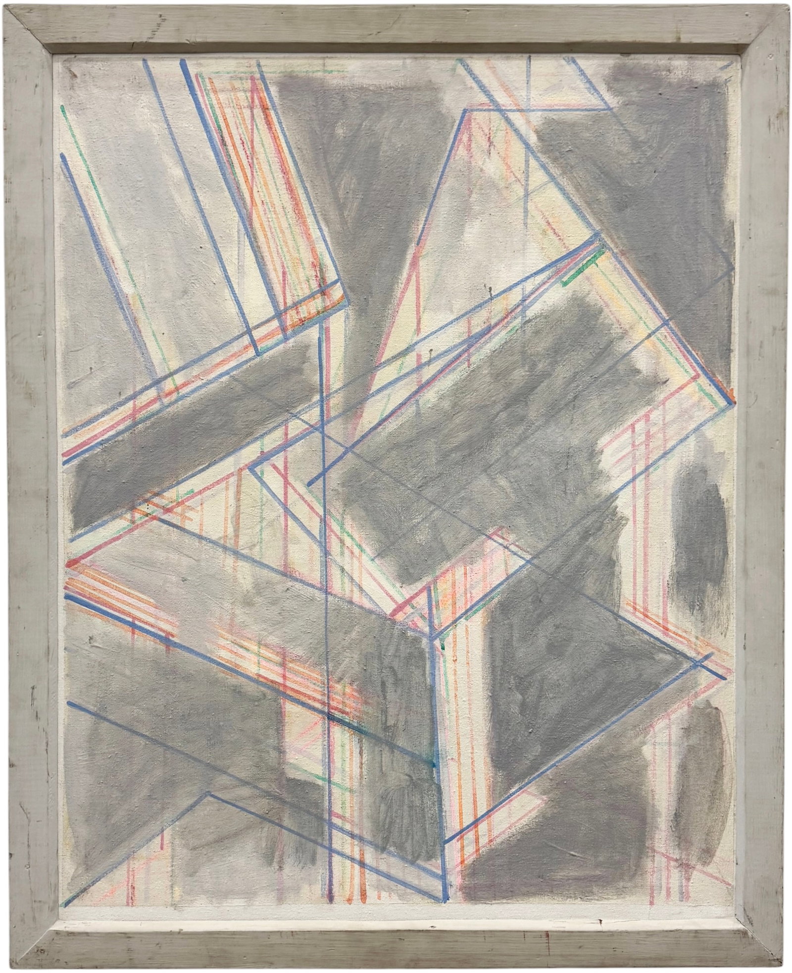DAVID RUBELLO (b. 1935, American) Linear Changes 1978, Michigan Artist (1 of 4)