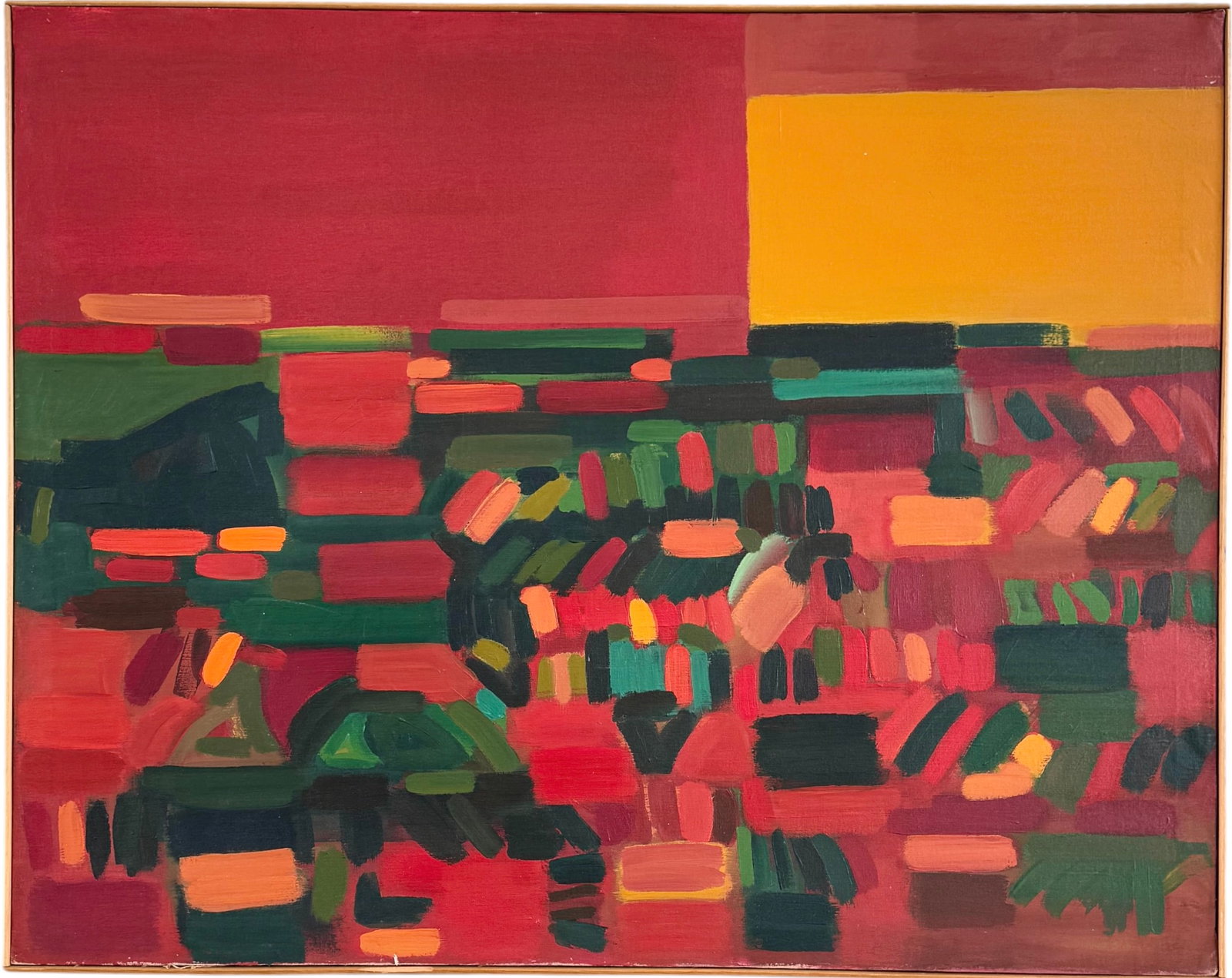 Large Mid-Century Modern Abstract Expressionist School, Circa 1950s/1960s (1 of 2)