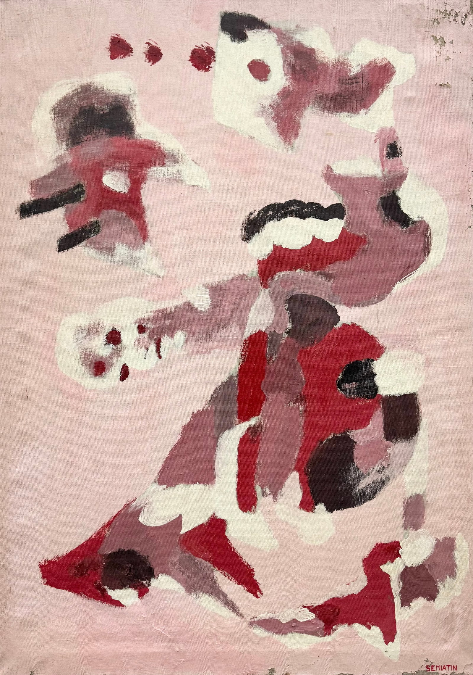 JACOB MOSES SEMIATIN (1915-2003, American) Large Abstract (1 of 3)