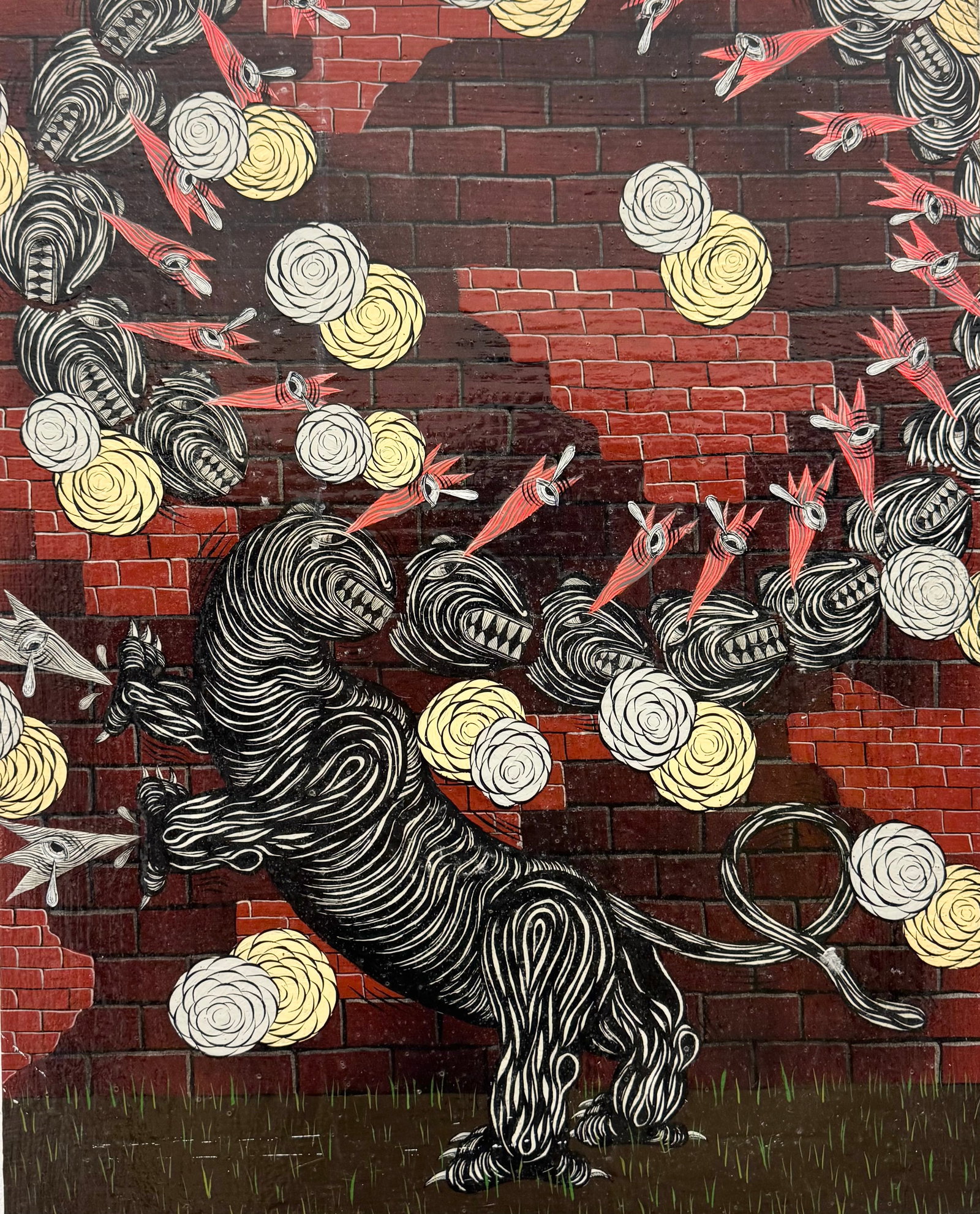 ANDREW SCHOULTZ (b. 1975, American) Beast, 2013 (1 of 3)