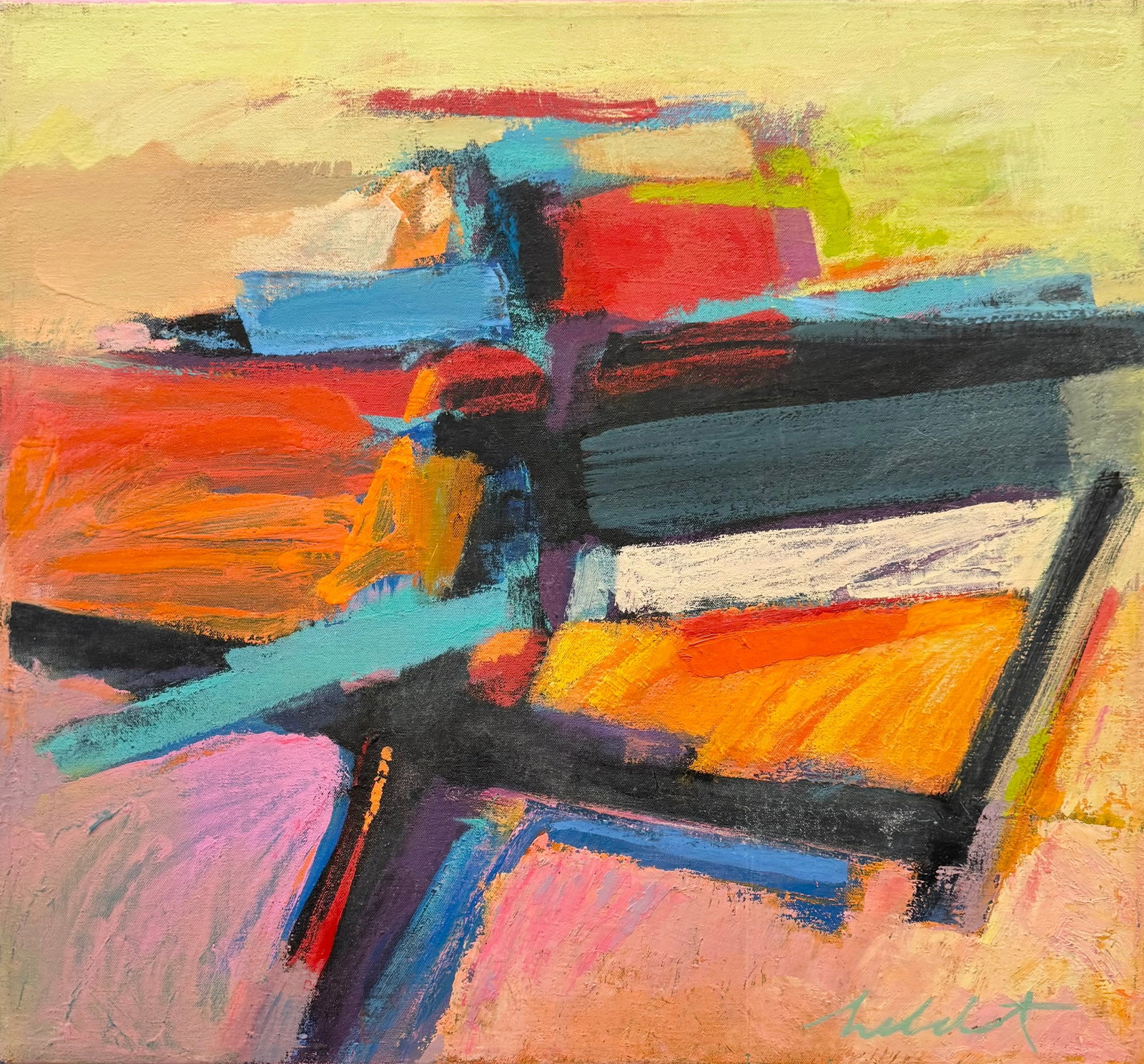 CARL HELDT (1925-2001, Arizona) Heartache Ten, Abstract Expressionist (1 of 4)