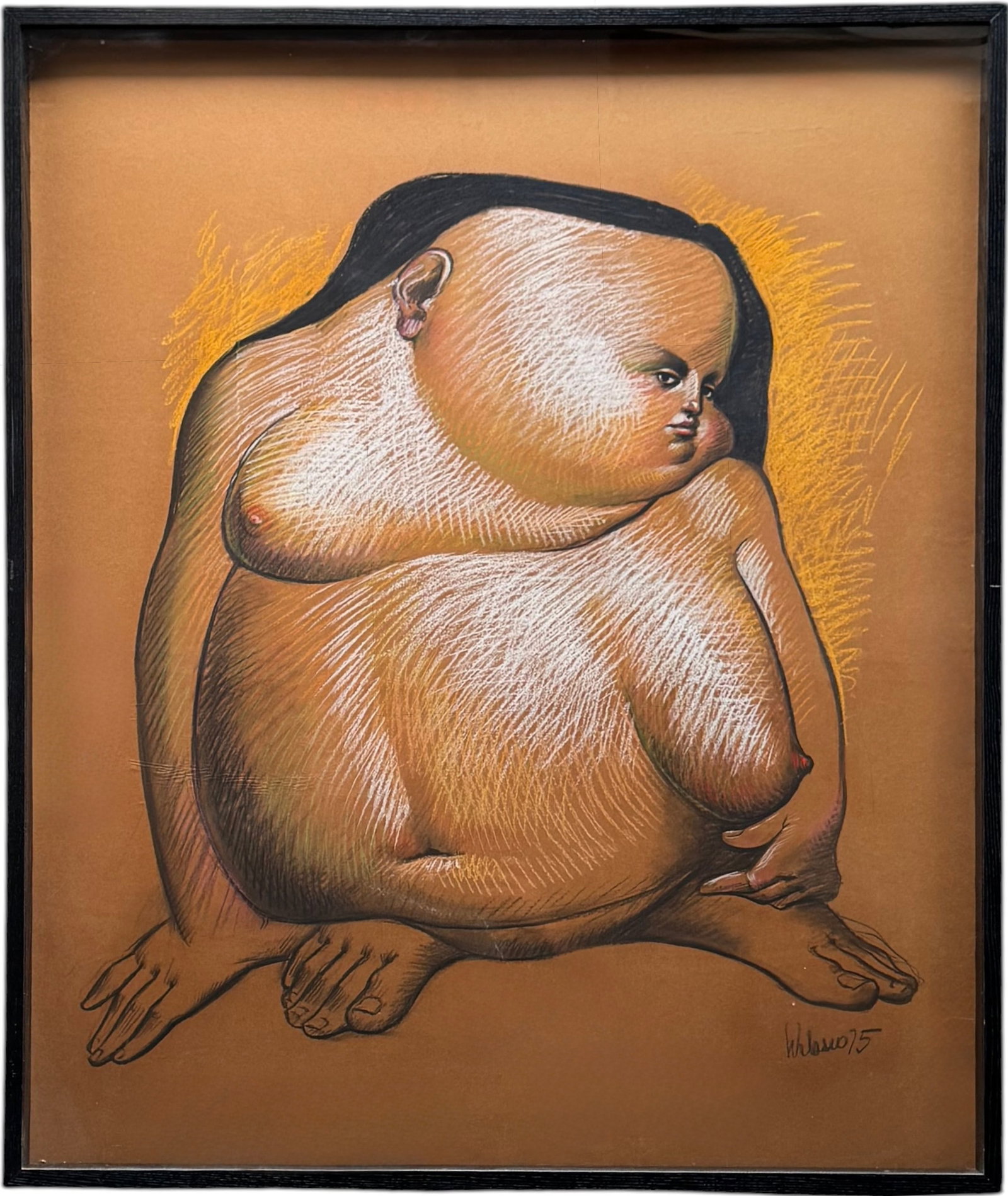 LEANDRO VELASCO (1933-2003, Colombian) Monumental Drawing, 1975 (1 of 4)