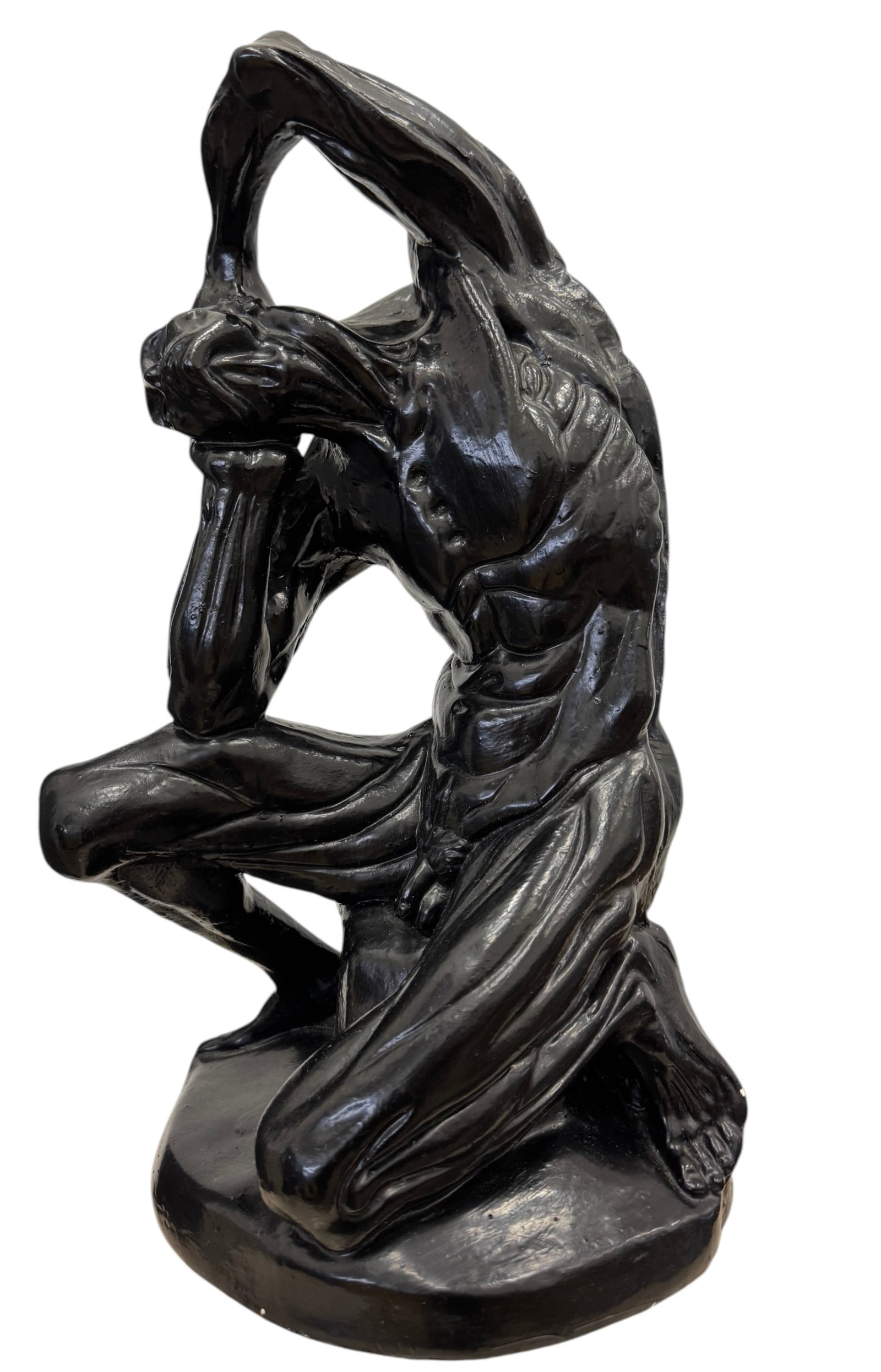 Plaster Flayed Man Sculpture After Michaelangelo (1 of 4)