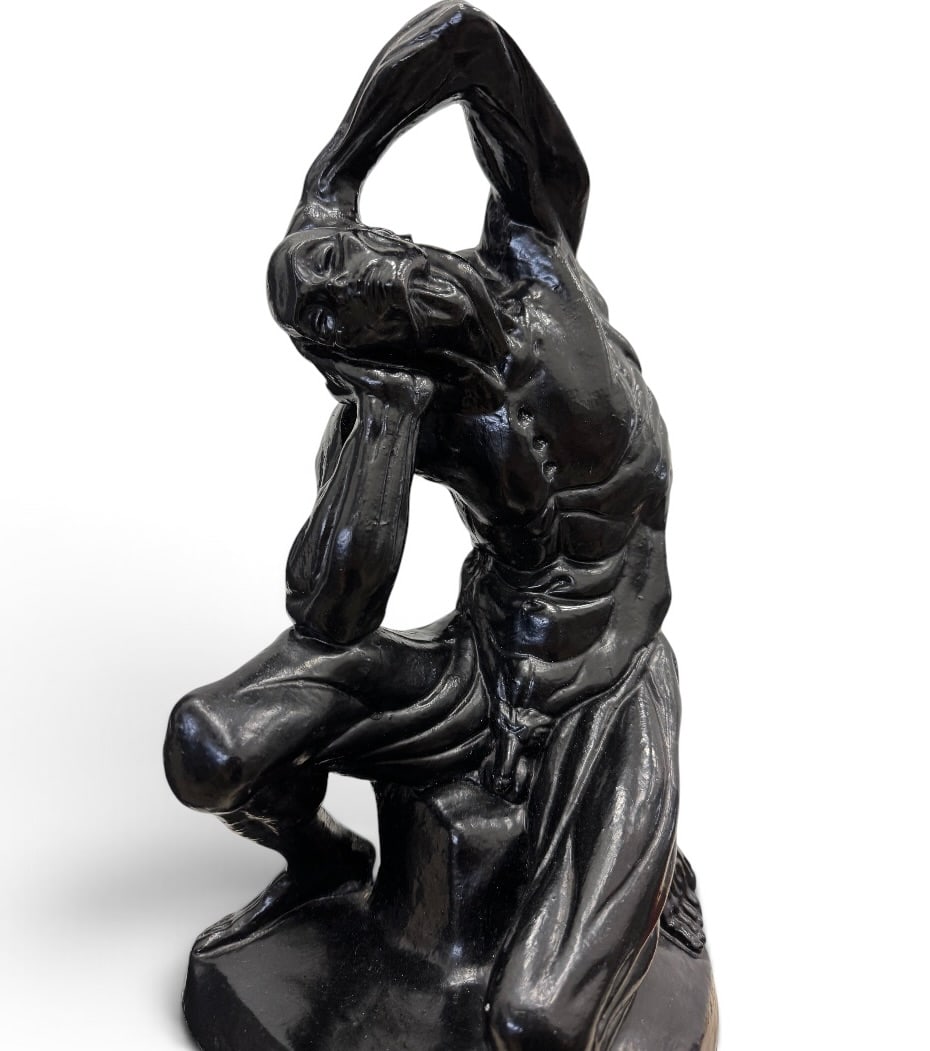 Plaster Flayed Man Sculpture After Michaelangelo - 2