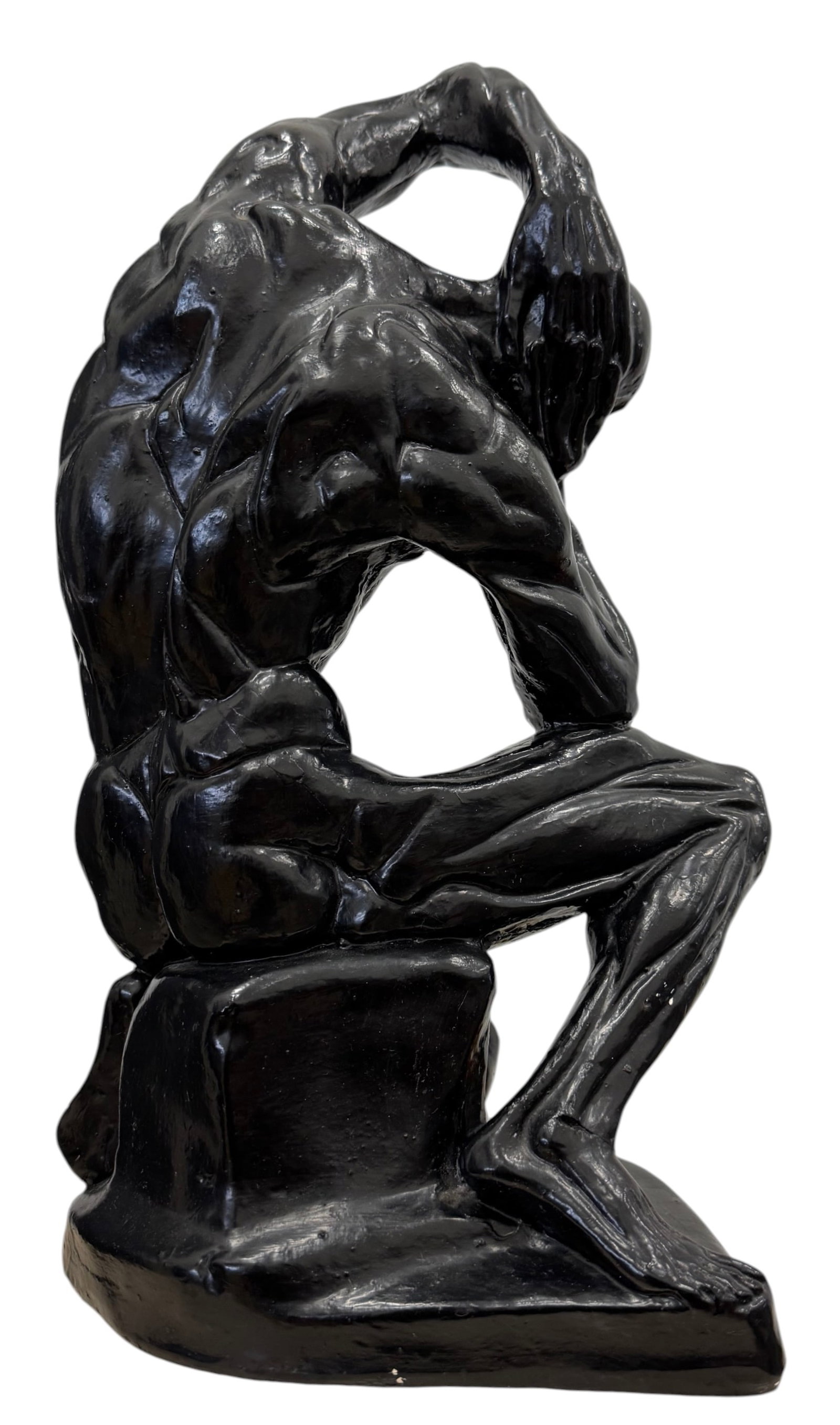 Plaster Flayed Man Sculpture After Michaelangelo - 3