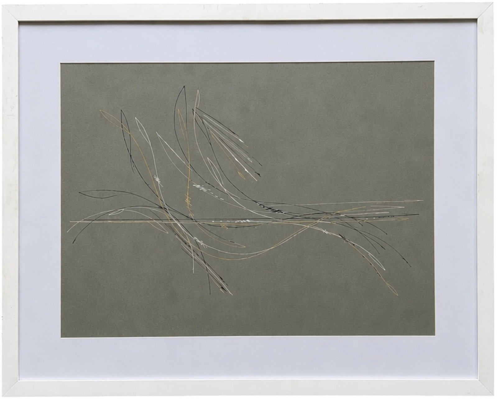 Cuban School Abstract In The Style Of Salvador Corratge, Unsigned: Unsigned ink on paper 28 1/2 x 20 1/2 in, 37 x 29 1/2 in