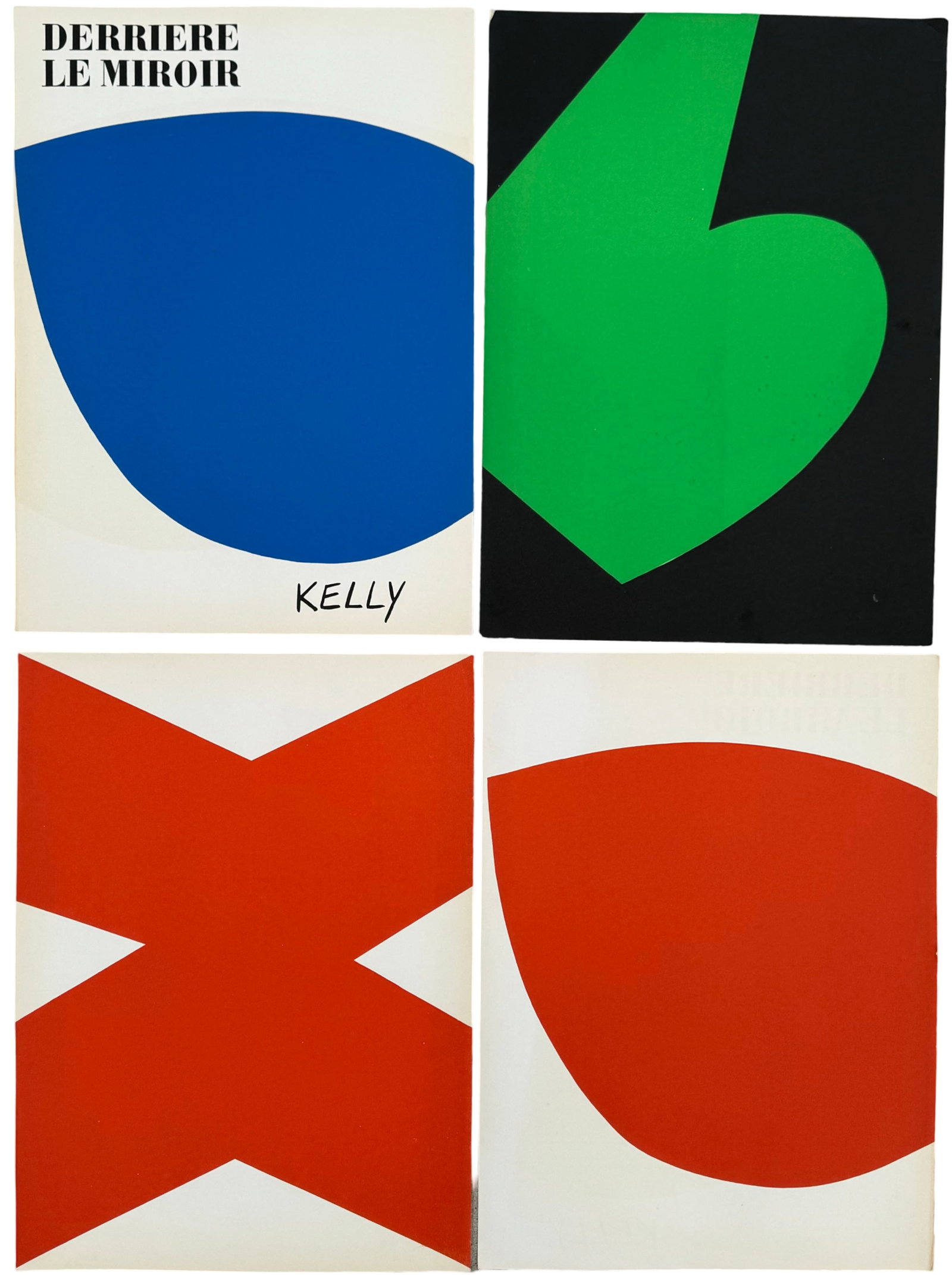 (4) Ellsworth Kelly, Derriere le Mirror No. 110, 1958: 15 x 11 in