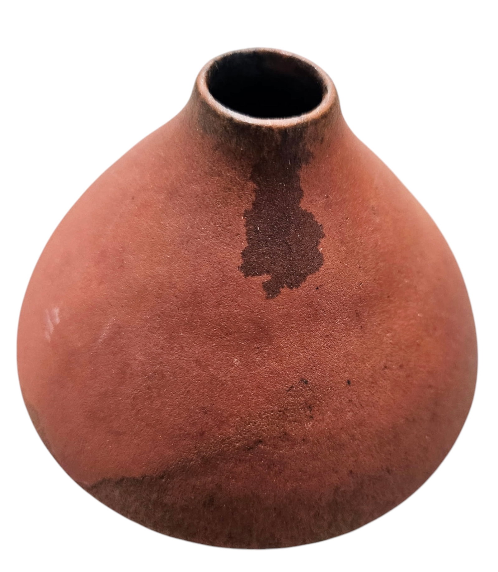 Mid-Century California Studio Pottery Weed Pot, Possibly Doyle Lane 3.5 in: 3.5 x 3.5 in.