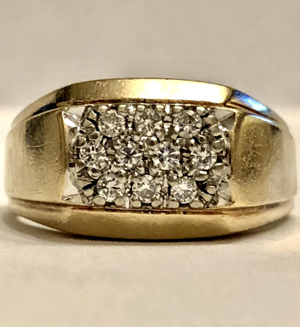 14K gold 1.0 TCW VS2/SI1, G DIAMONDS ring. (1 of 4)