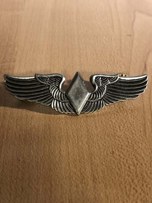 WW2 U.S. AIRBORNE PILOTS WINGS.: WW2 U.S. AIRBORNE PILOTS WINGS. IN EXCELLENT OVERALL SHAPE AND CONDITION.