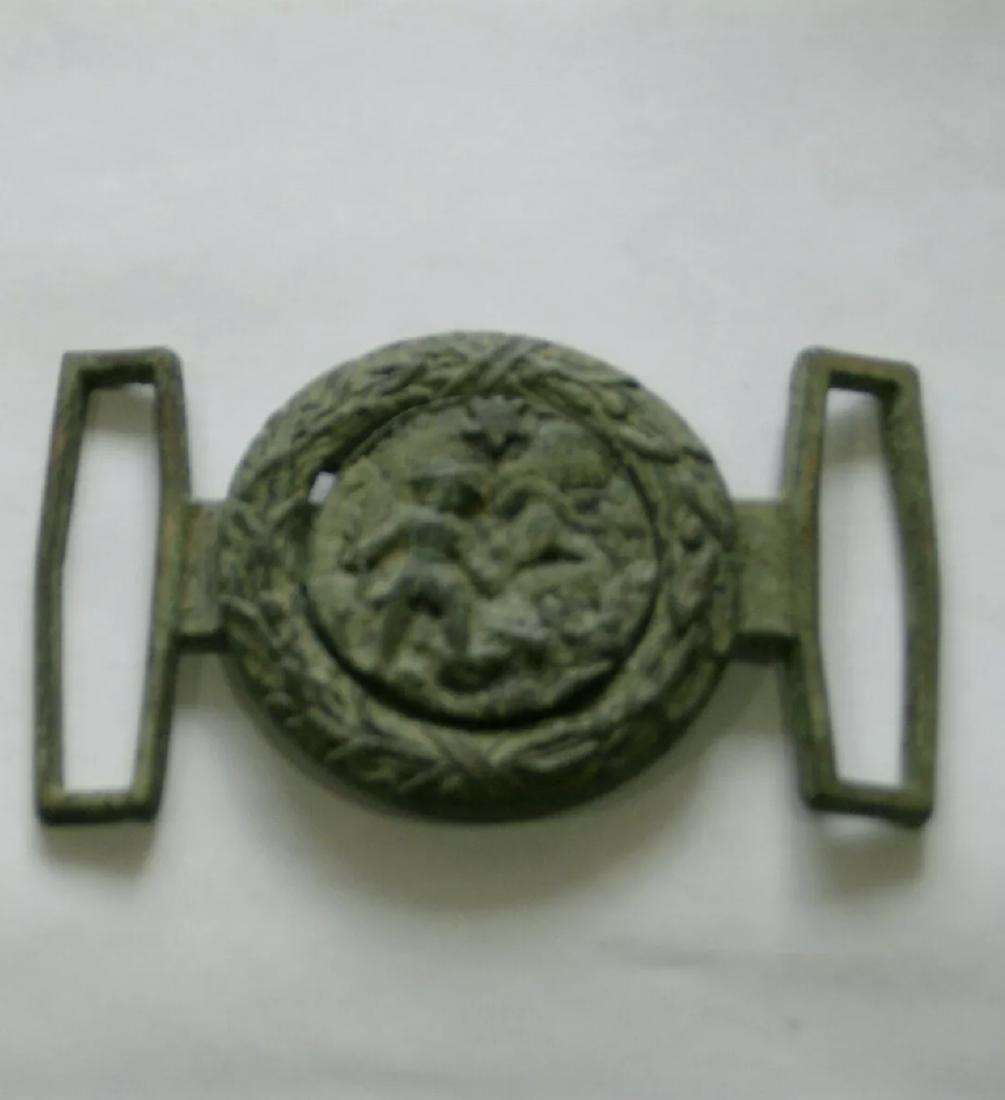 RARE CIVIL WAR ERA GOLD RUSH MINERS BELT BUCKLE: RARE CIVIL WAR ERA GOLD RUSH MINERS BELT BUCKLE. IN EXCELLENT SHAPE AND OVERALL CONDITION WITH A BEAUTIFUL OVERALL PATINA. THIS BELT BUCKLE IS A RARE FIND AND VERY HARD TO COME ACROSS AS THERE ARE ONL