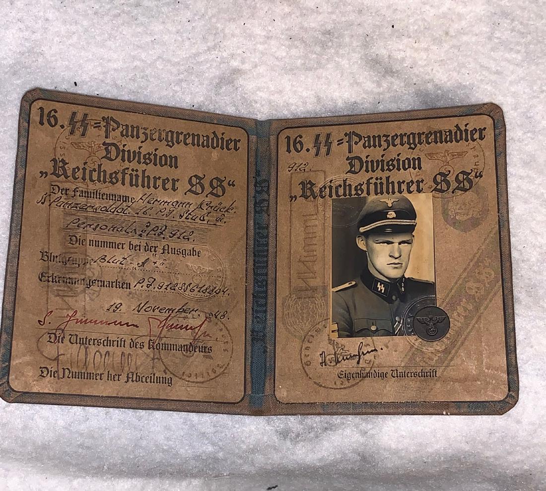 VERY RARE GERMAN NAZI SS PANZER DIV. OFFICERS PASSPORT: VERY RARE GERMAN NAZI SS PANZER DIV. OFFICERS PASSPORT. IN EXCELLENT SHAPE AND OVERALL CONDITION. THIS IS A RARE FIND AND AN EXCELLENT ADDITION TO YOUR COLLECTION.