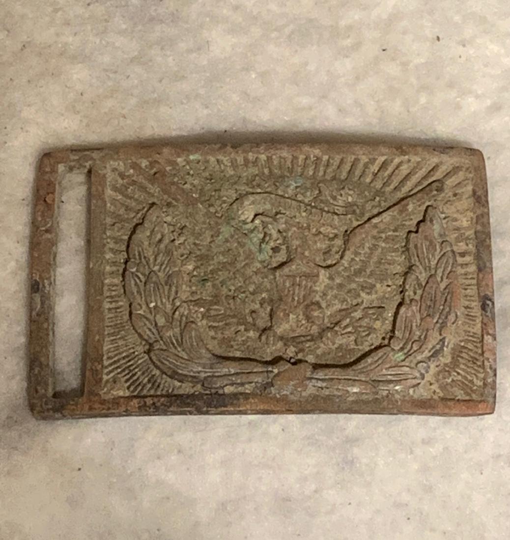 RECOVERED CIVIL WAR OFFICERS BELT BUCKLE CHARLES CITY,: RECOVERED CIVIL WAR OFFICERS BELT BUCKLE CHARLES CITY, VA. IN EXCELLENT SHAPE AND OVERALL CONDITION. SHOWS HEAVY SIGNS OF BATTLE USE. PLEASE VIEW PICTURES. A GREAT ADDITION TO YOUR COLLECTION.