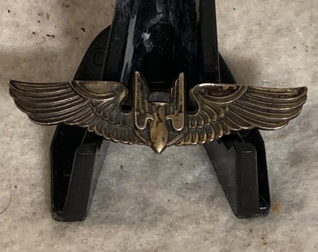 U.S. WW2 STERLING SILVER BOMBER PIN: U.S. WW2 STERLING SILVER BOMBER PIN