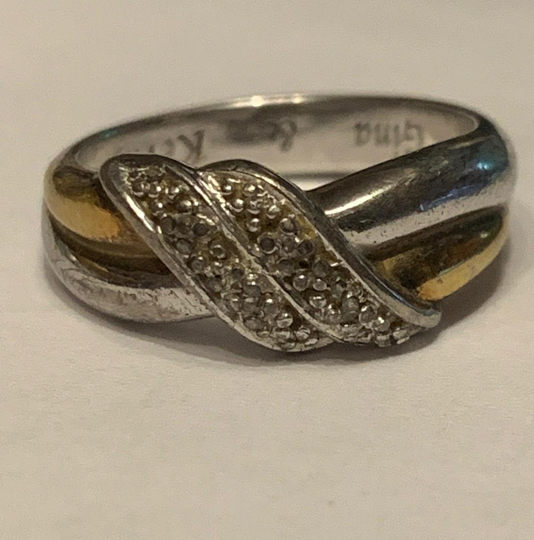 KAY'S STERLING SILVER WEDDING RING: KAY'S STERLING SILVER WEDDING RING