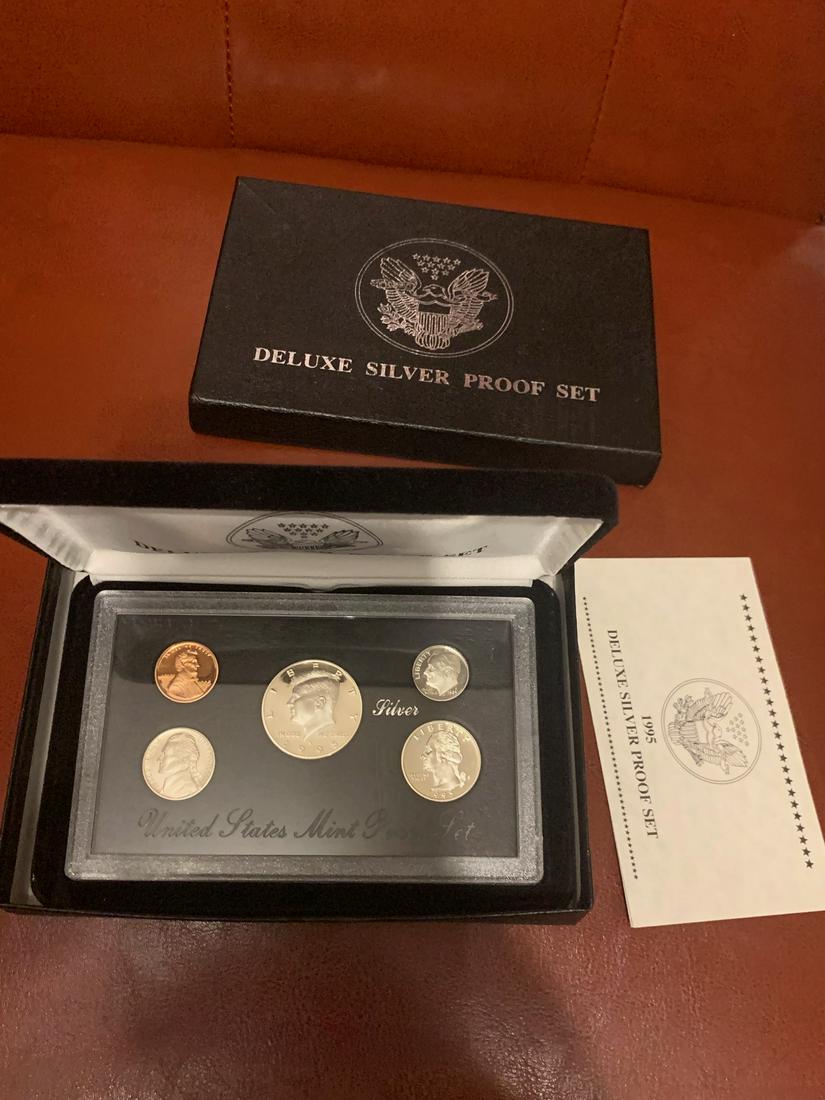 1995 DELUXE SILVER PROOF SET (1 of 3)