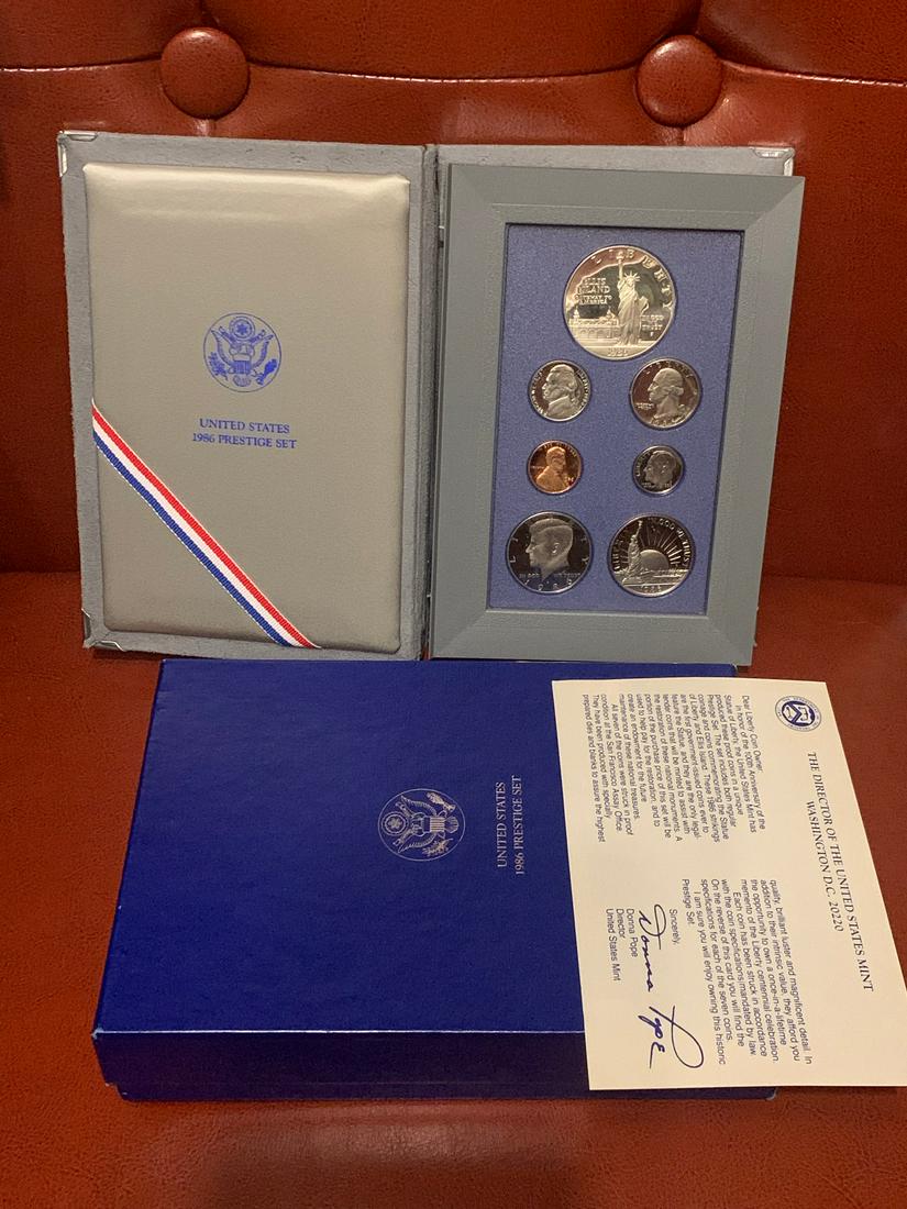 1986 U.S. PRESTIGE SET (1 of 3)