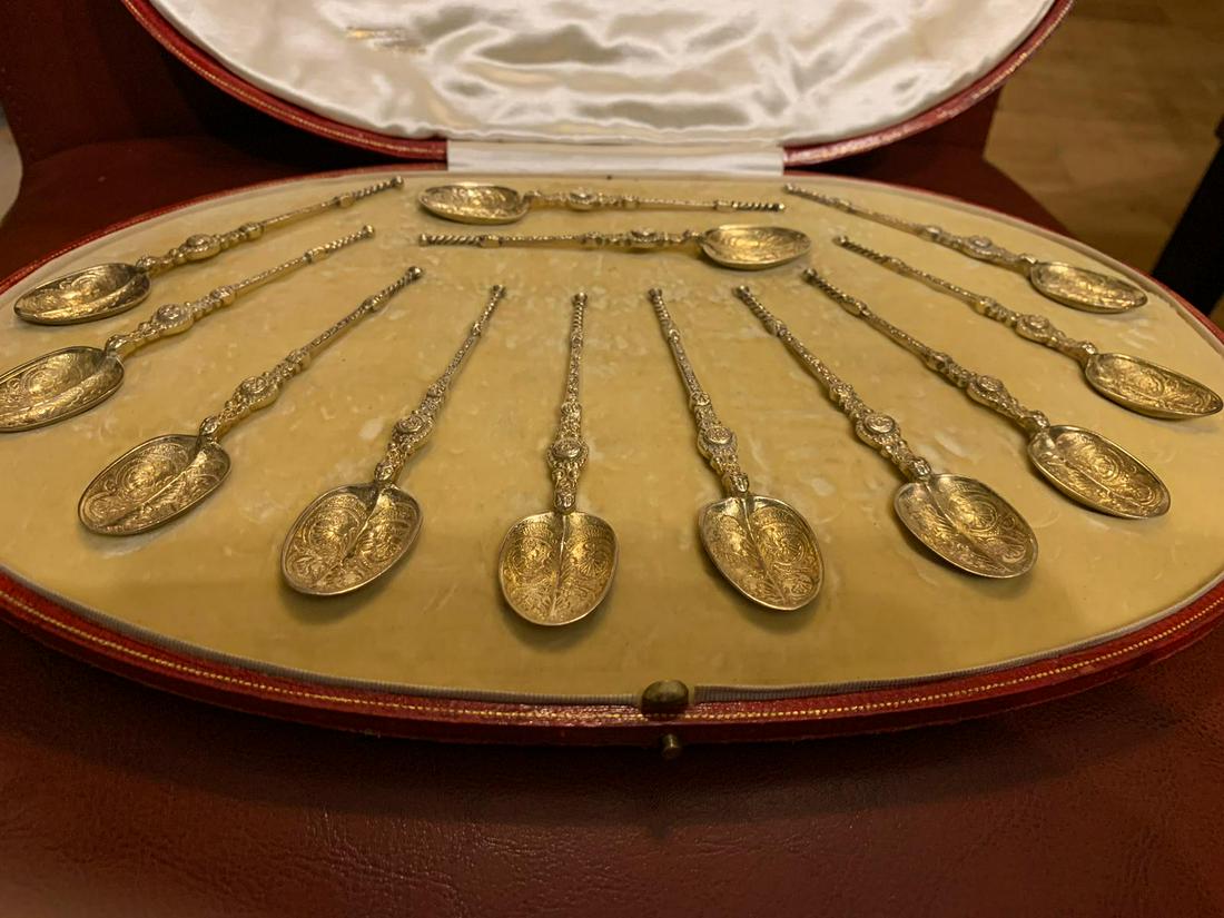 ANTIQUE TIFFANY & CO. STERLING SILVER MINIATURE SPOON (1 of 5)