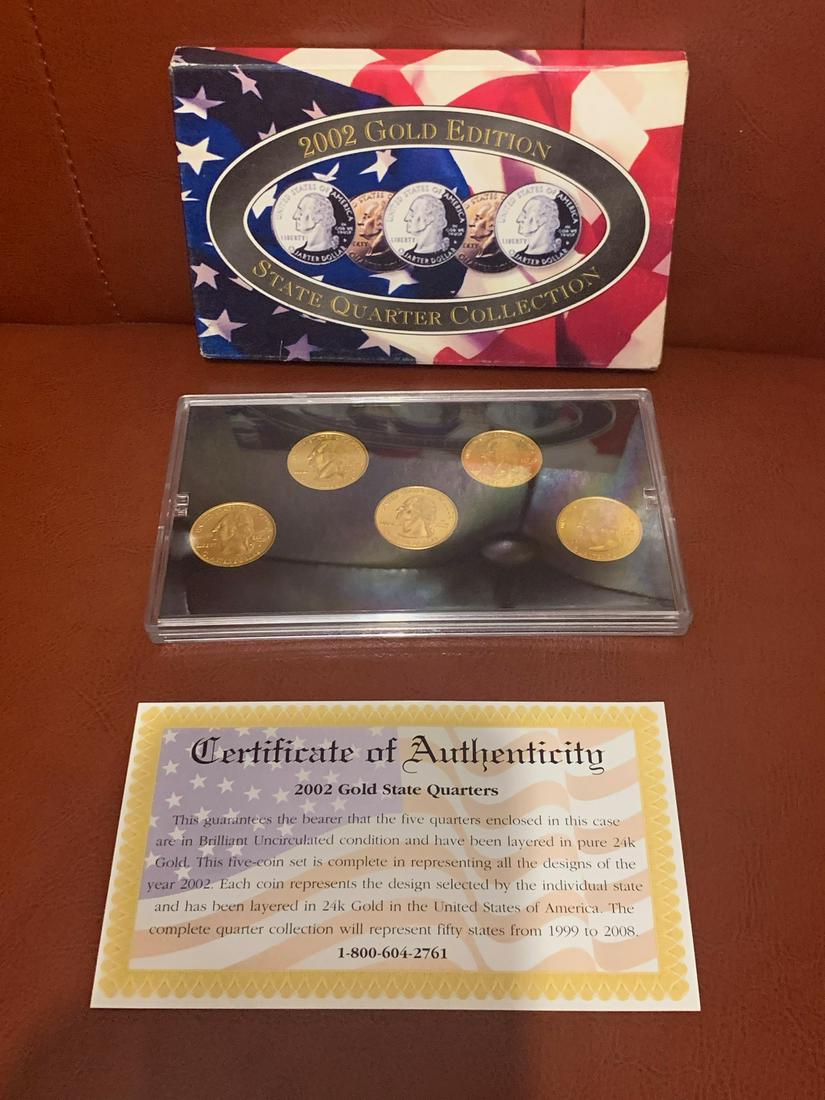 2002 GOLD EDITION STATE QUARTERS PROOF SET (1 of 3)