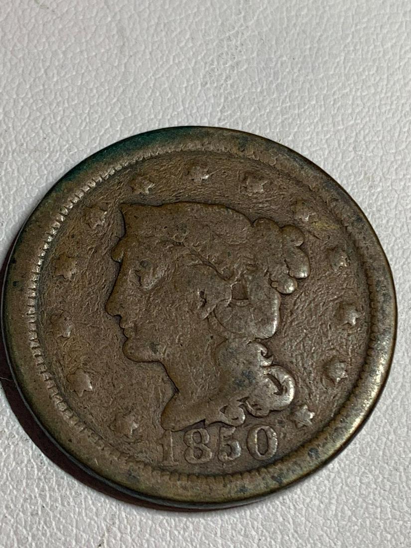 1850 U.S. ONE CENT (1 of 2)