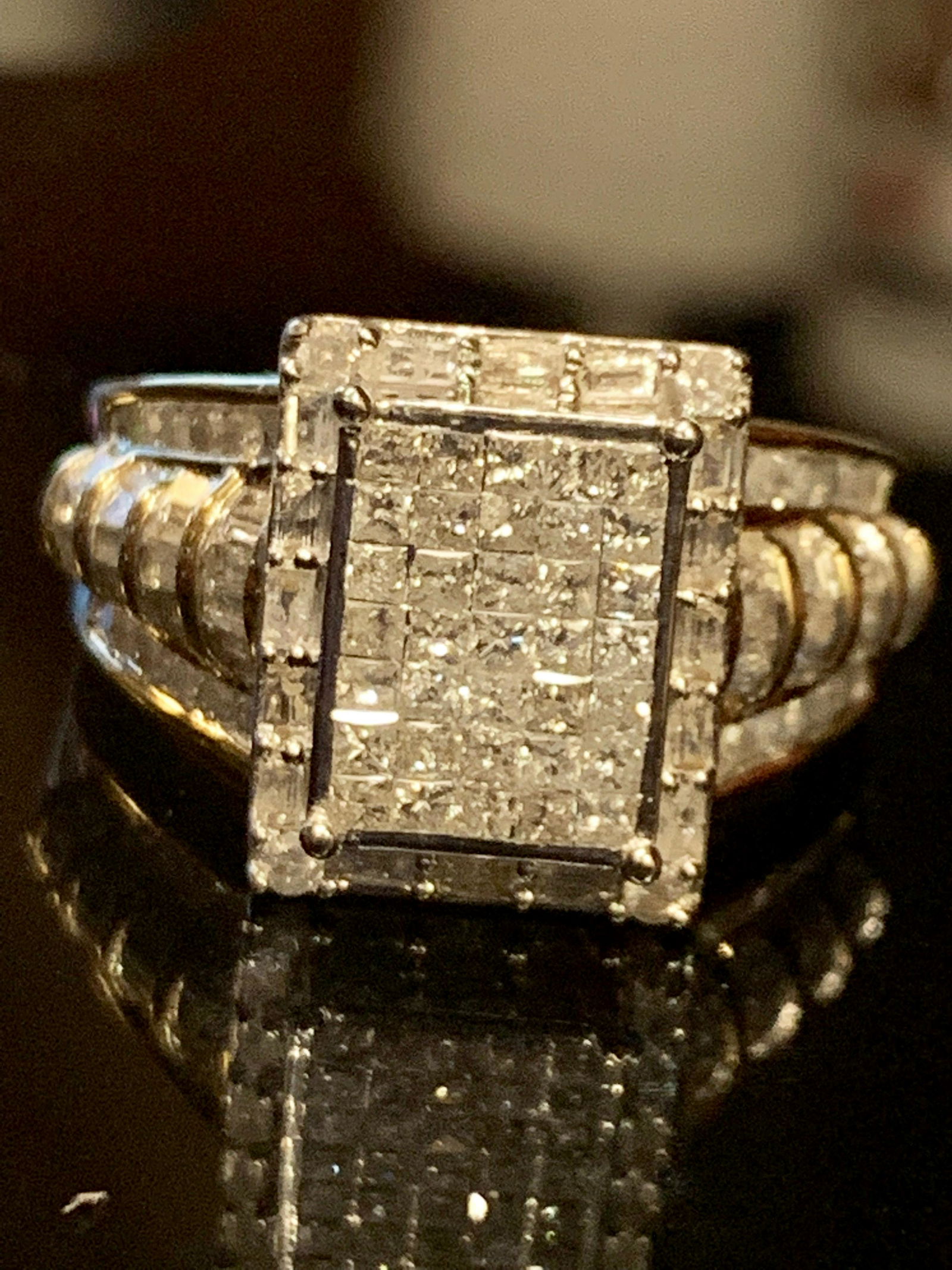 10K GOLD 1.50 TCW SI2, H DIAMONDS ENGAGEMENT RING (1 of 4)