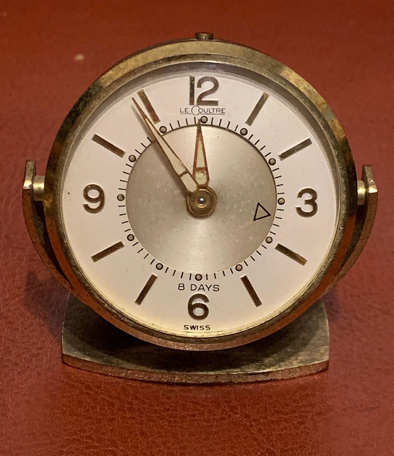 RARE Jaeger LeCoultre Alarm 8 DAY Desk Clock (1 of 8)