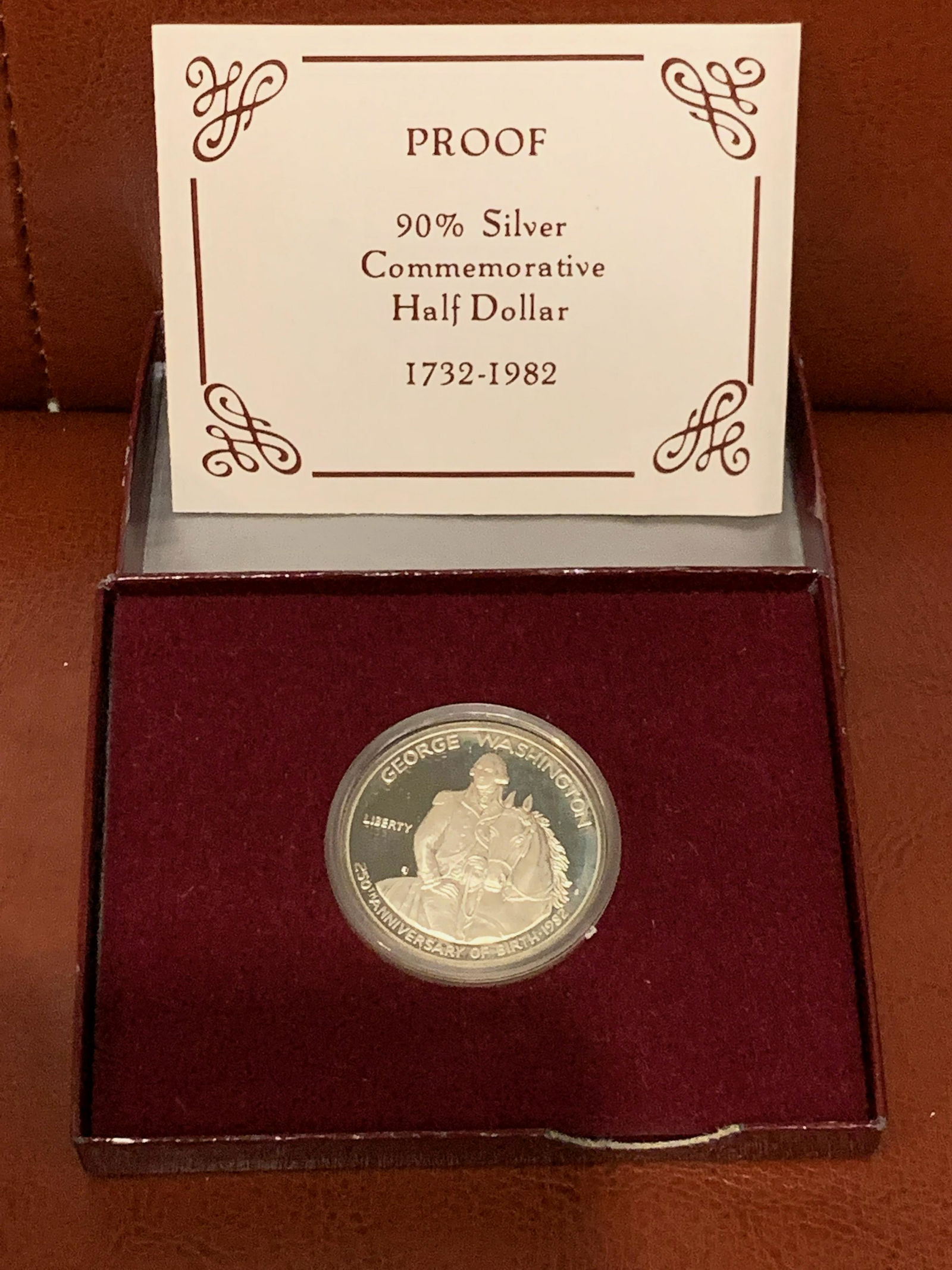 90% SILVER PROOF COMMEMORATIVE HALF DOLLAR (1 of 3)