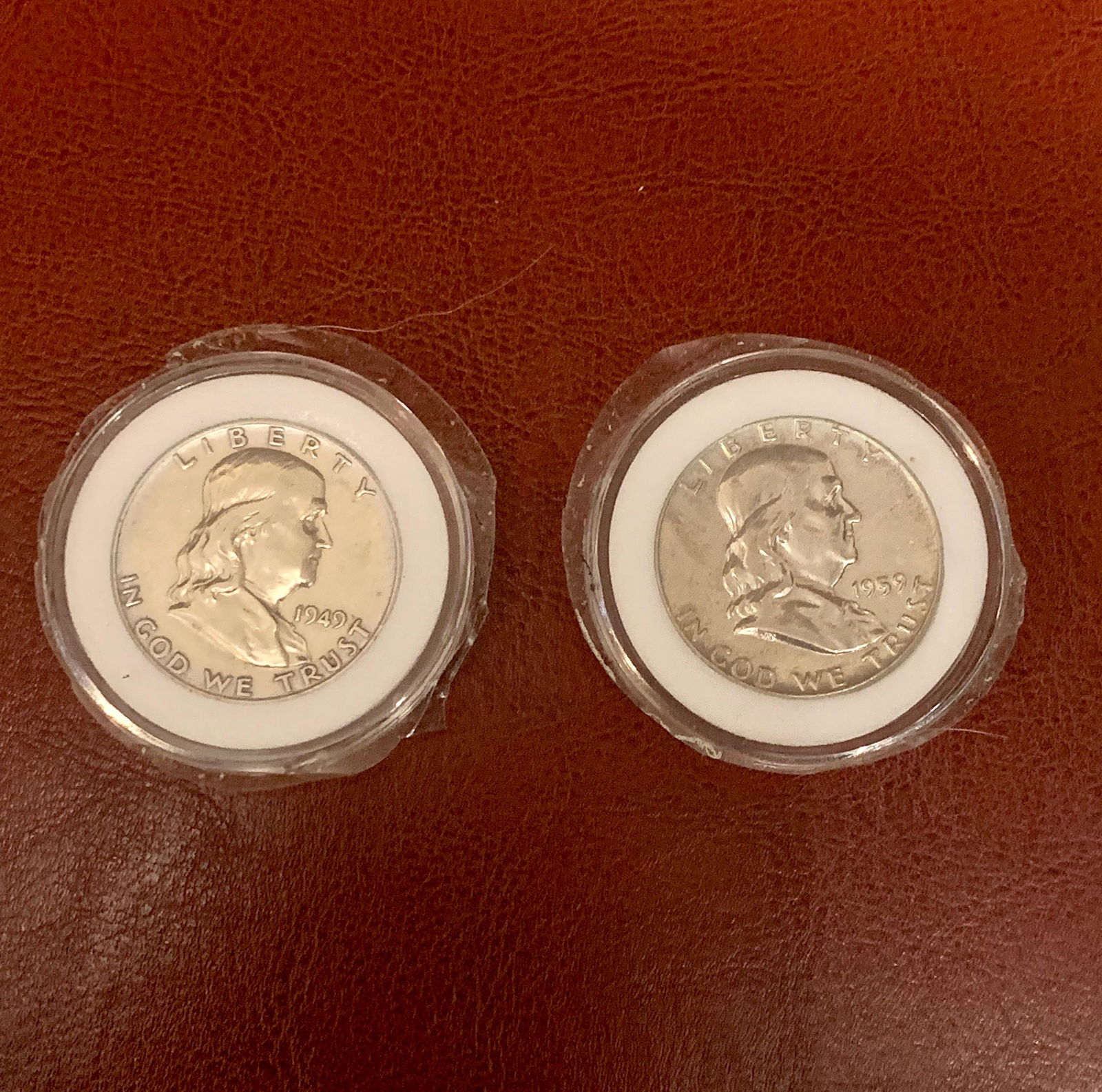 LOT OF (2) SILVER HALF DOLLARS (1 of 2)