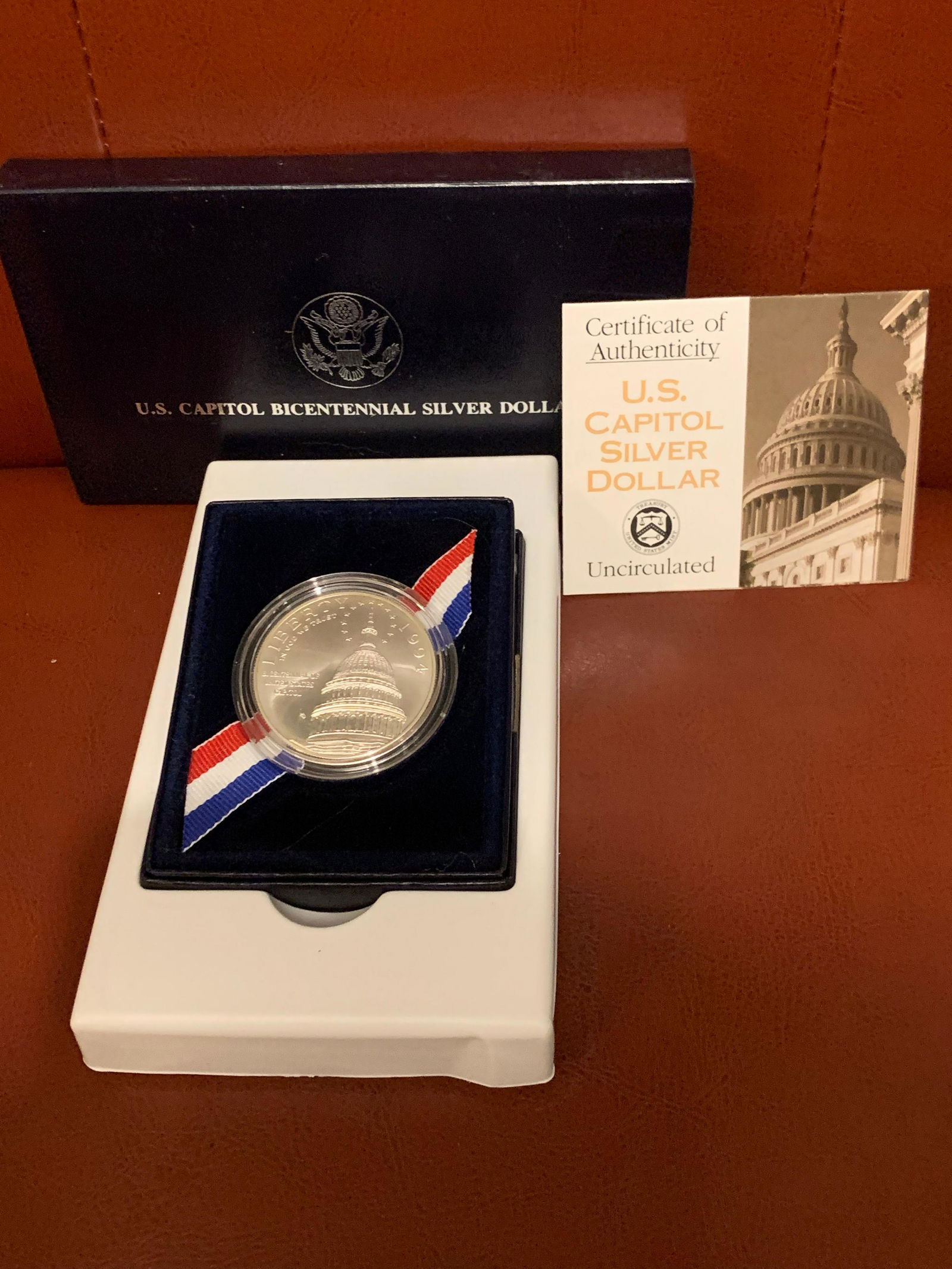 1994 US CAPITOL 1 OZ SILVER DOLLAR COIN (1 of 3)