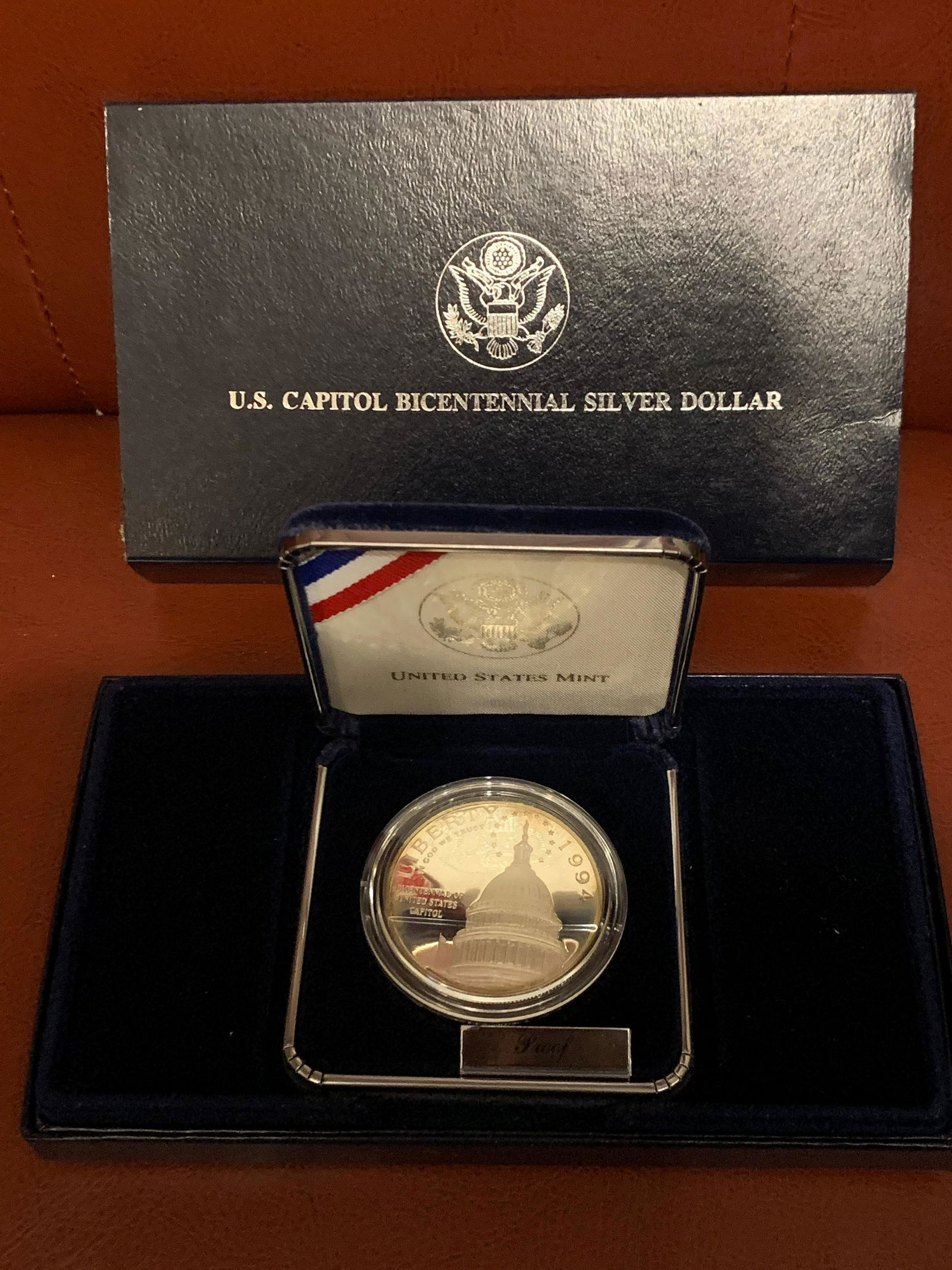 1994 US CAPITOL 1 OZ SILVER DOLLAR COIN (1 of 3)