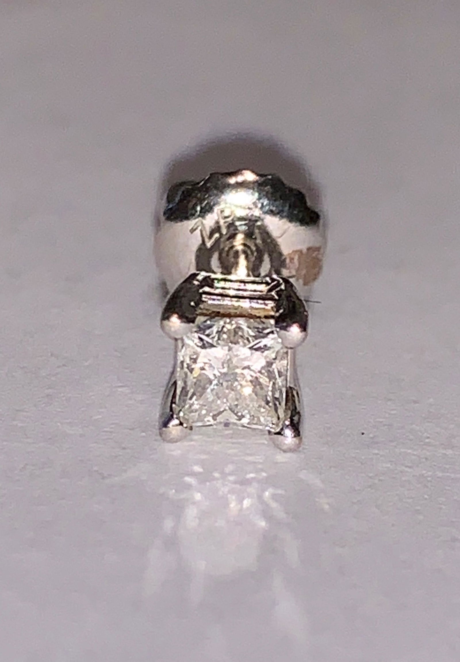 14K GOLD 0.20 CT VS, G DIAMOND STUD EARRING (1 of 2)